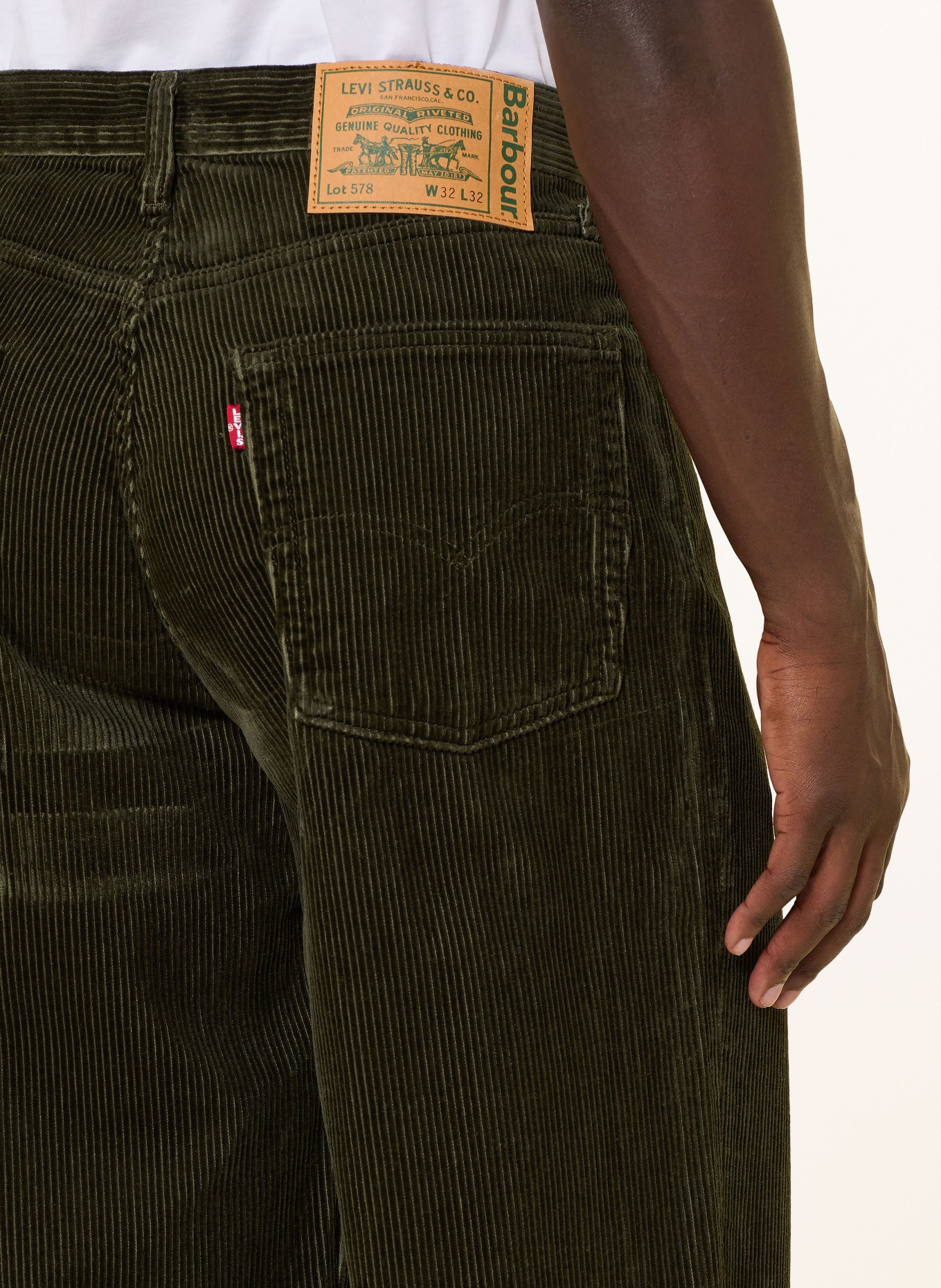 Barbour Cordhose 578 Regular Fit: SG51 rosin