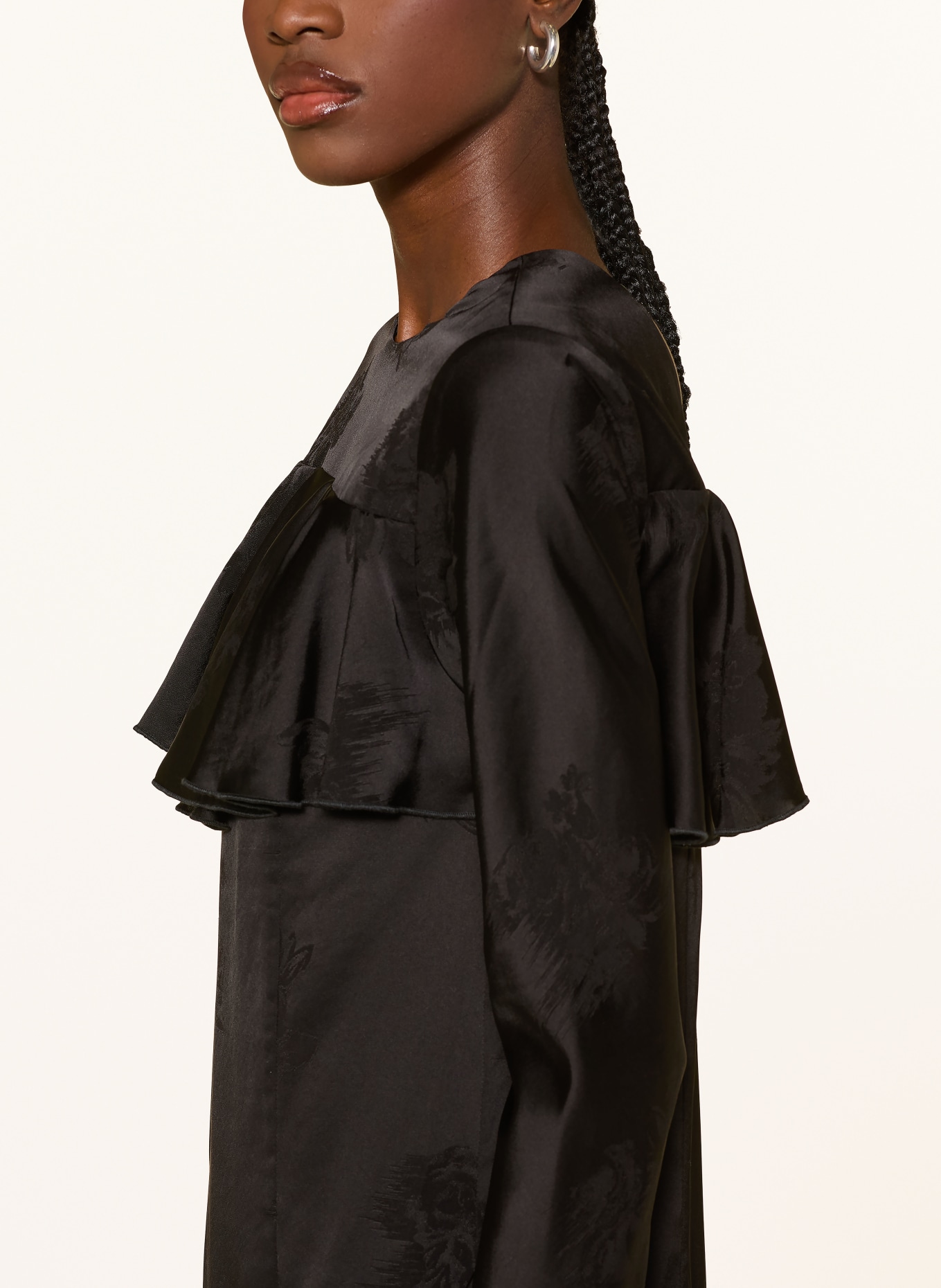 GANNI Cocktailkleid: SCHWARZ