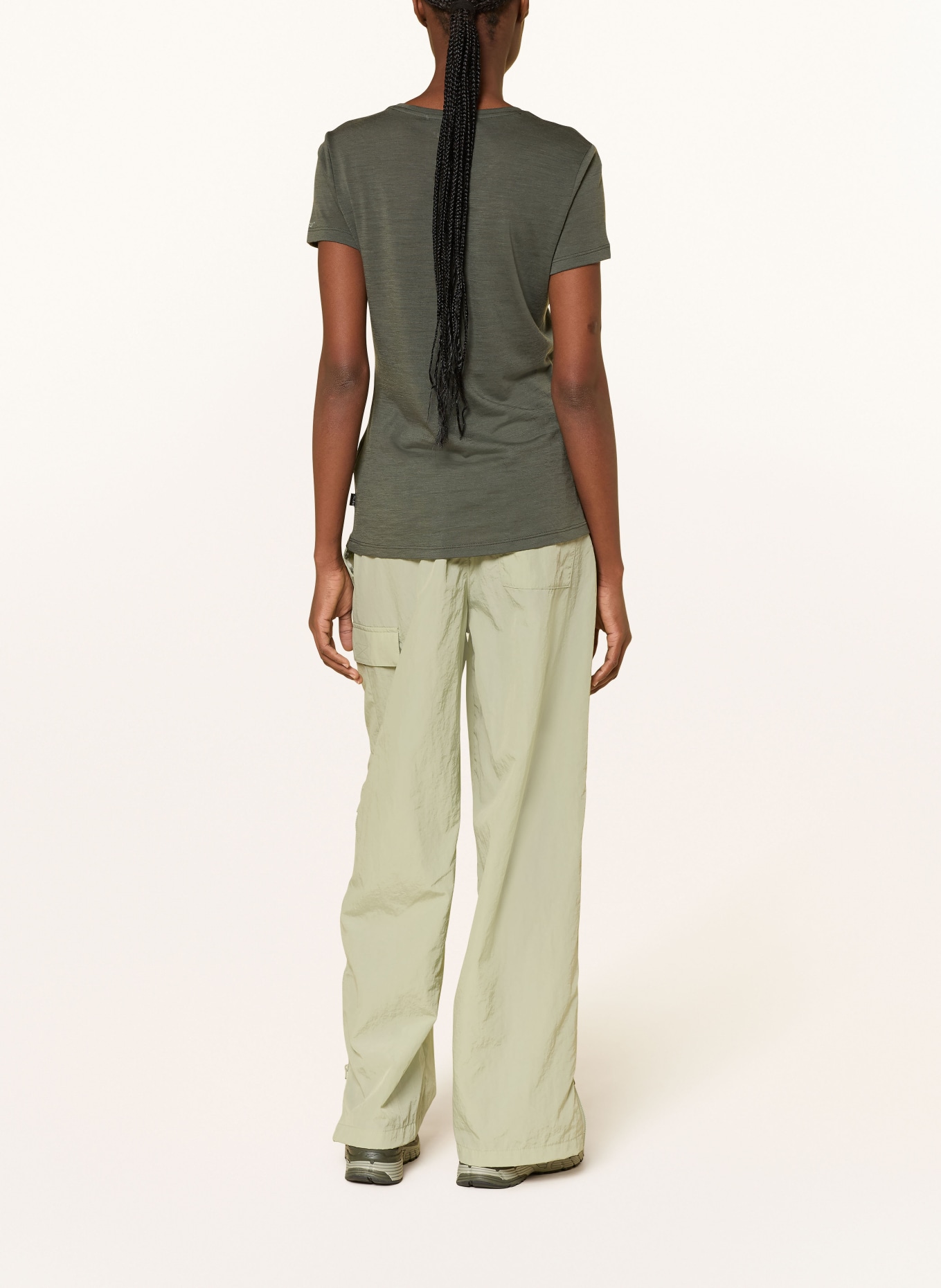 me°ru' Funktionsshirt TRELLEBORG: KHAKI / HELLGRAU