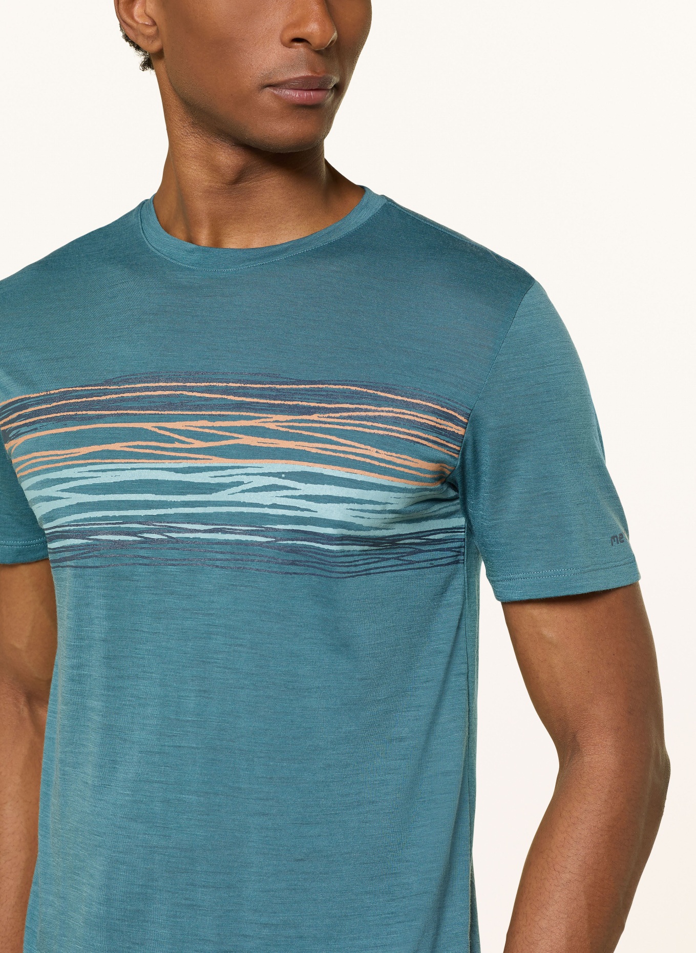 me°ru' Koszulka LAHOLM: PETROL