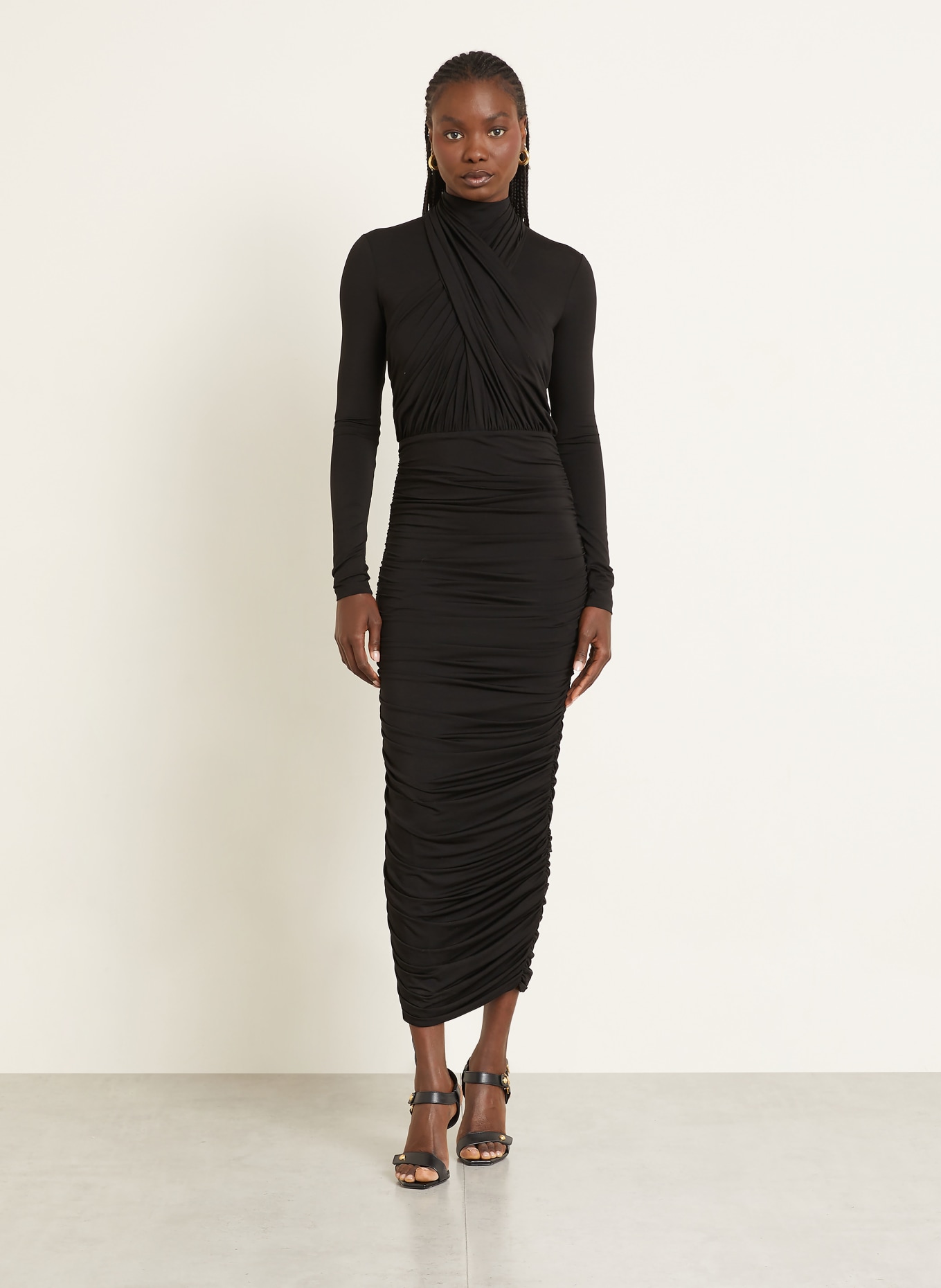 BALMAIN sukienka: CZARNY