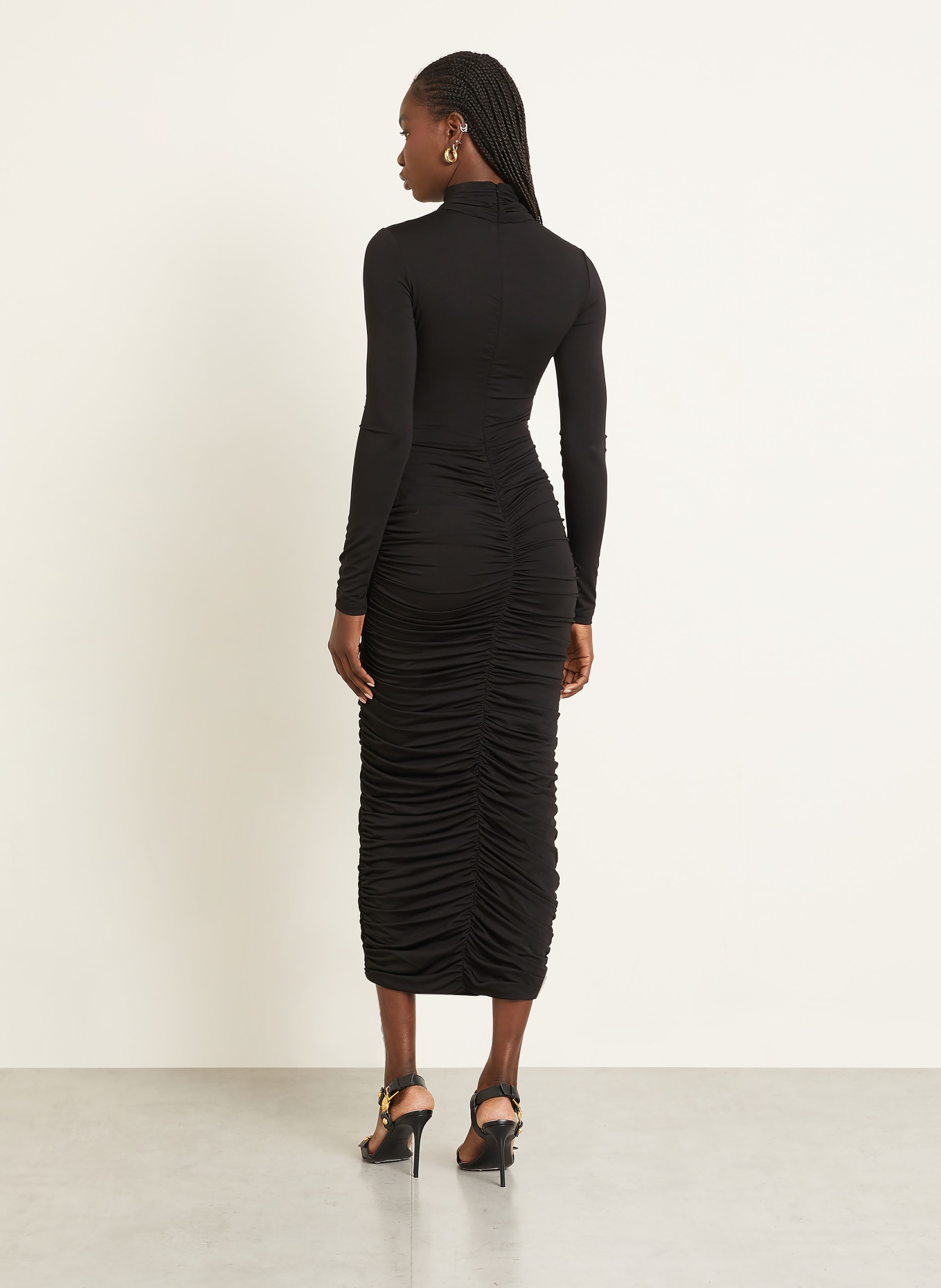 BALMAIN sukienka: CZARNY