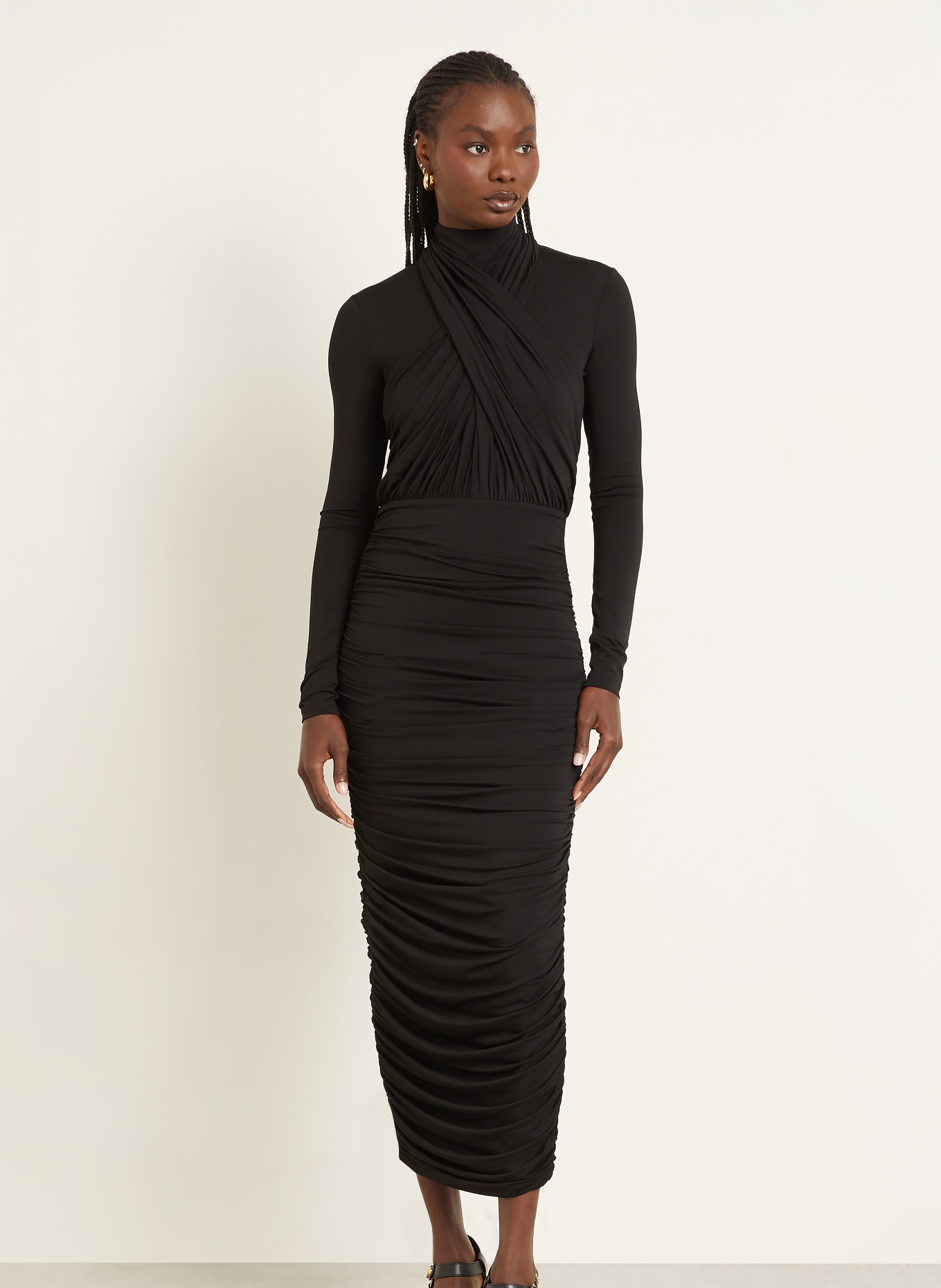 BALMAIN sukienka: CZARNY