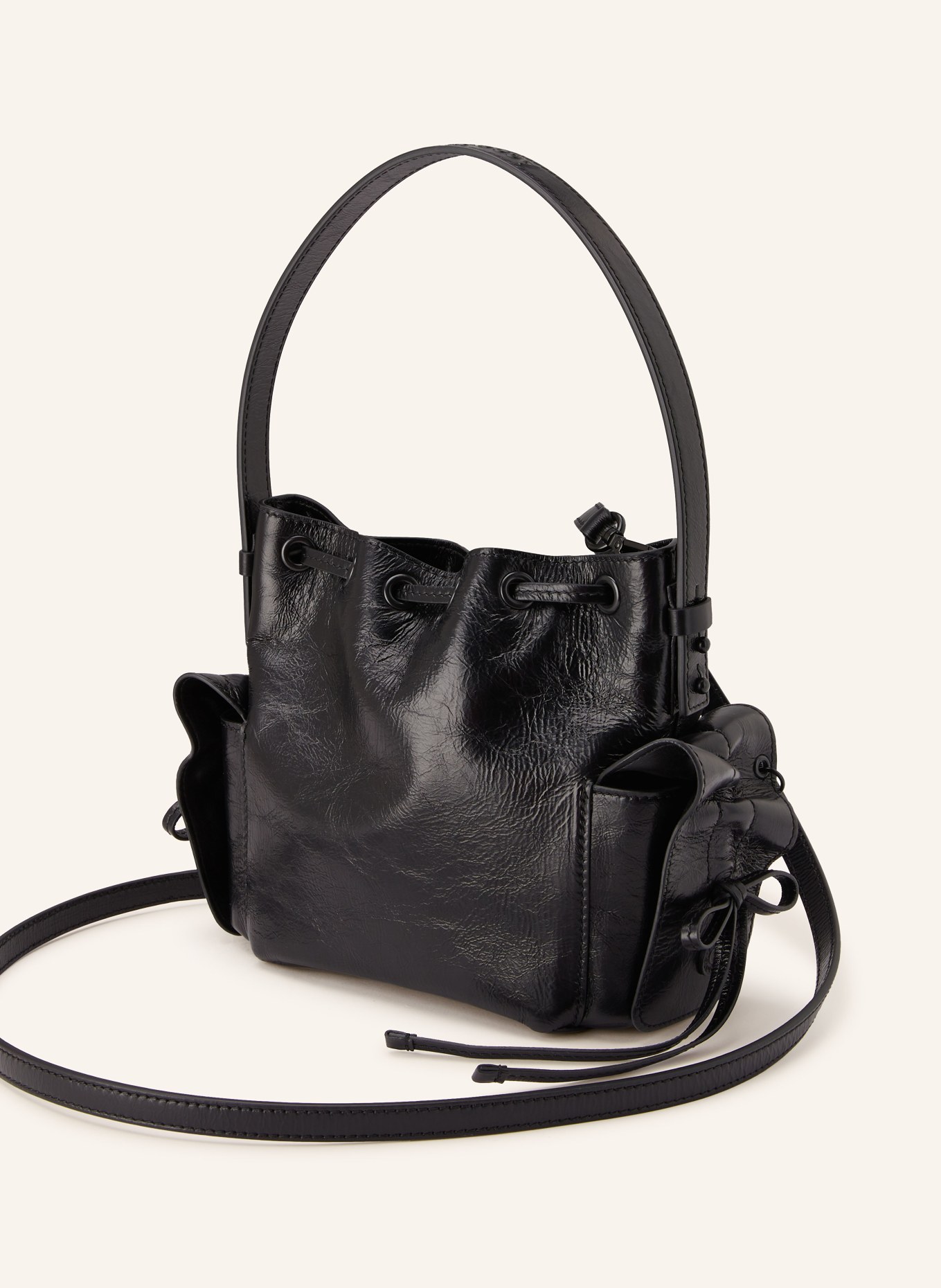 Acne Studios taška: ČERNÁ