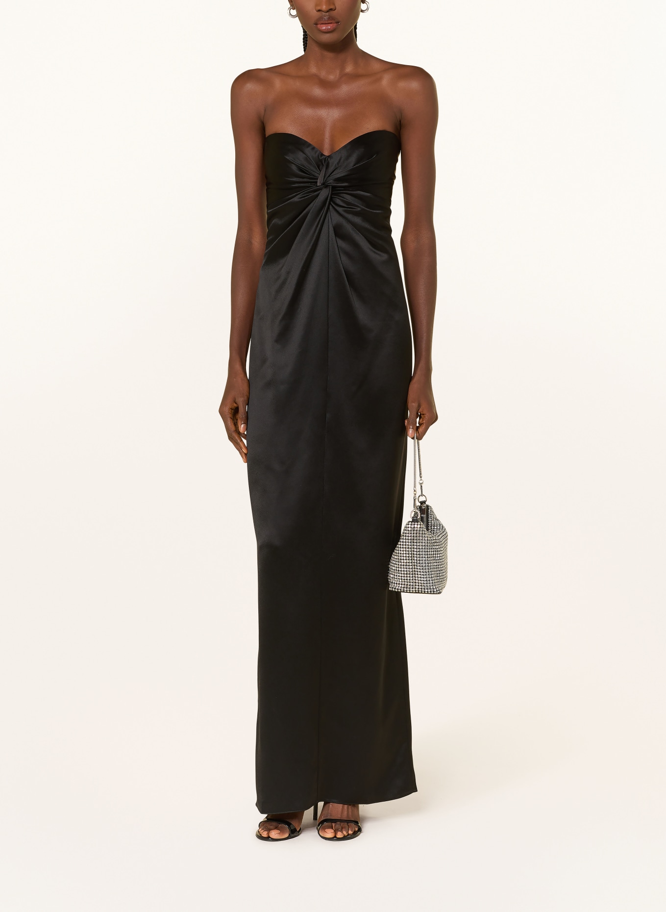 RETROFÊTE Abendkleid OLIVINE: SCHWARZ