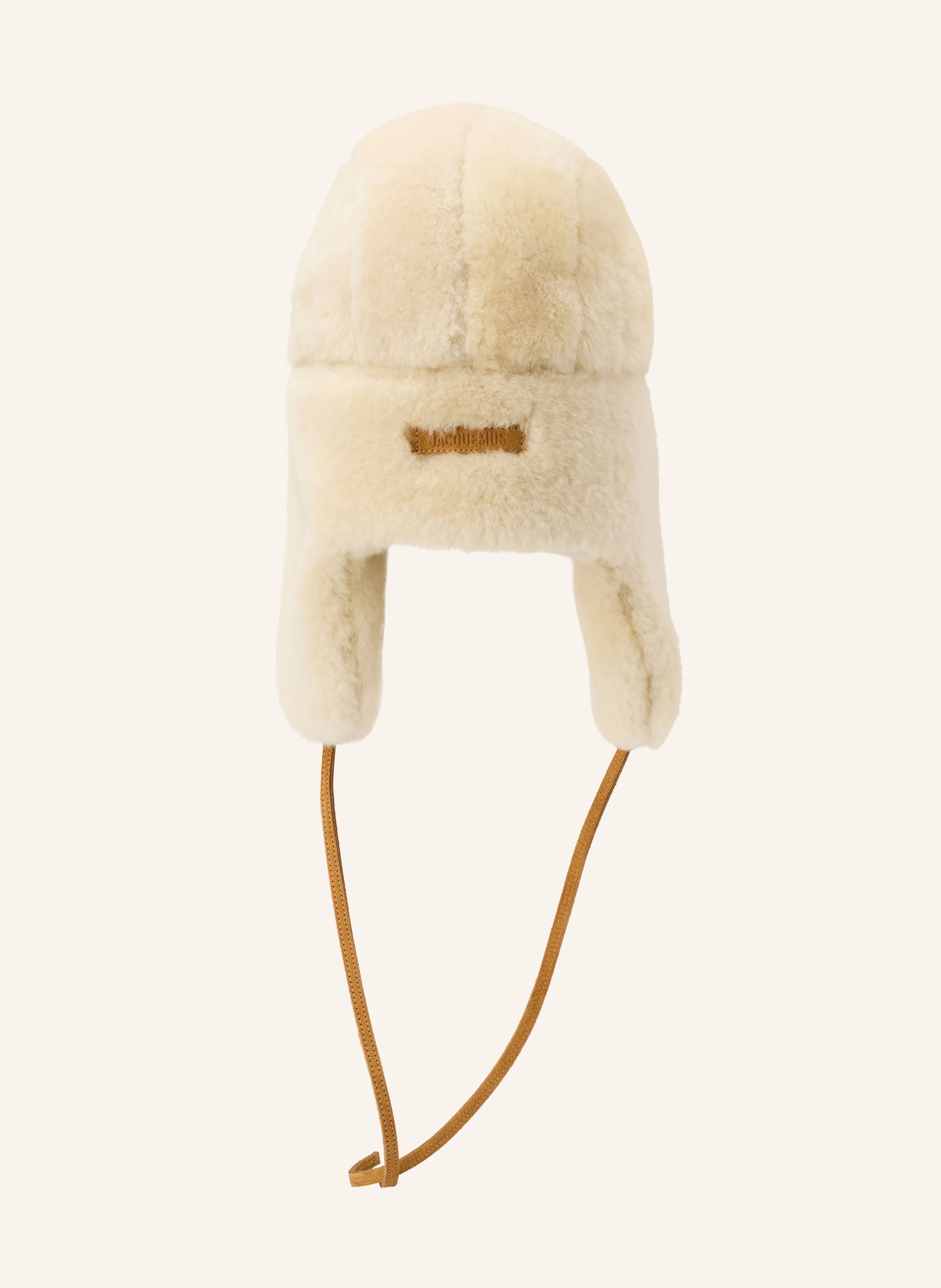 JACQUEMUS Čepice LA CHAPKA: KRÉMOVÁ / SVĚTLE HNĚDÁ