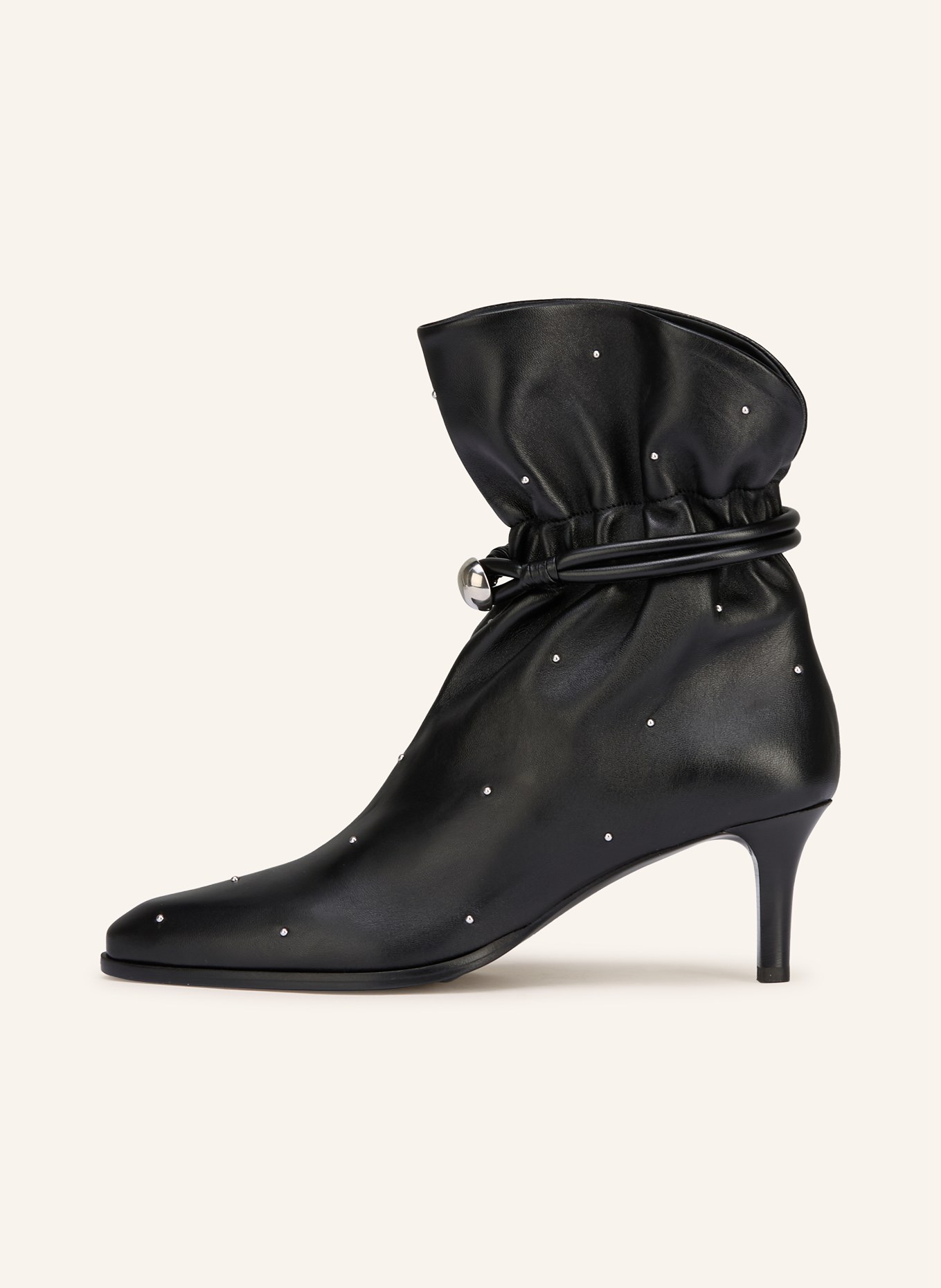 ISABEL MARANT Stiefeletten FORLA mit Nieten: SCHWARZ