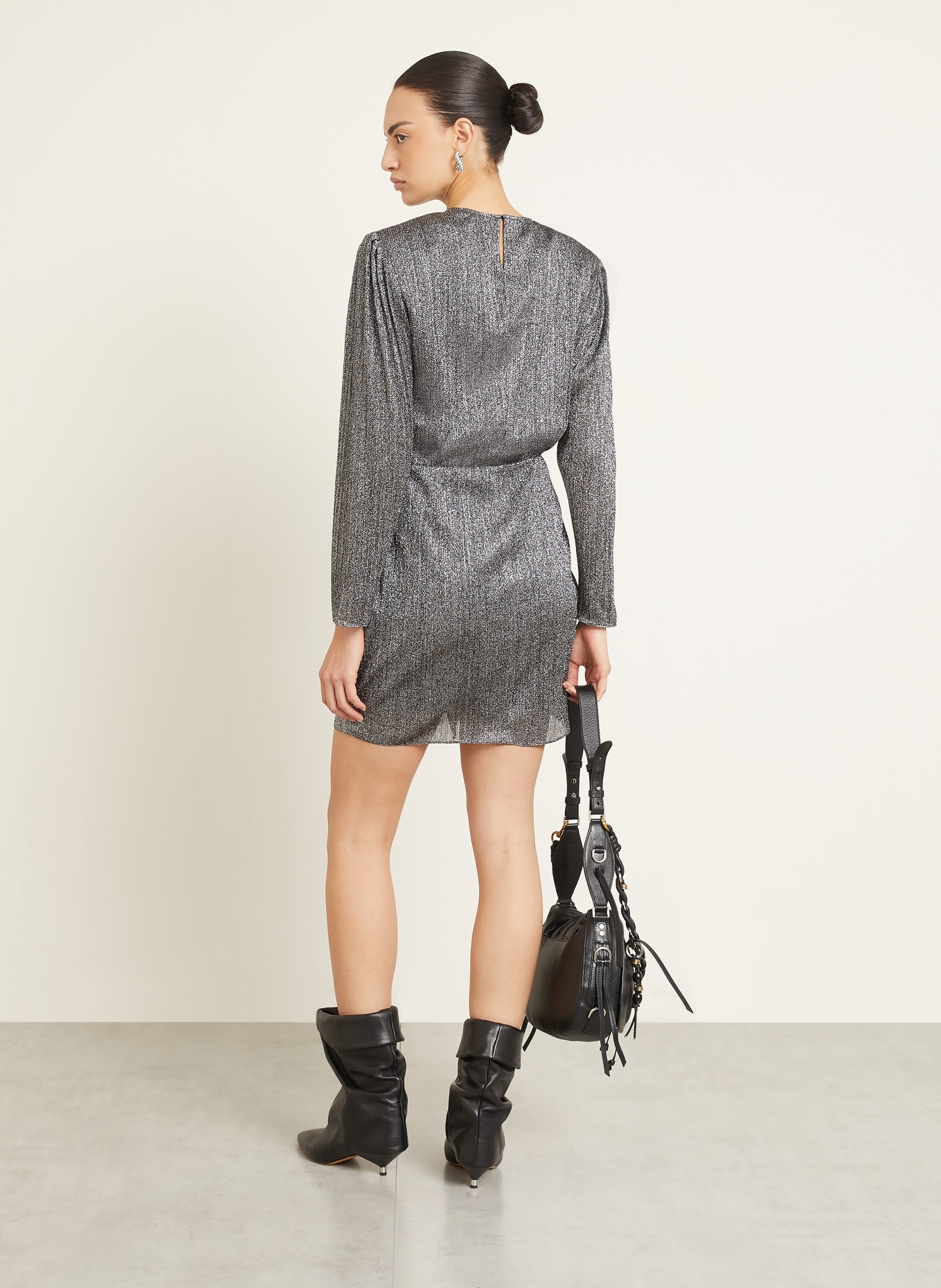 ISABEL MARANT Cocktailkleid EVOLA: SILBER