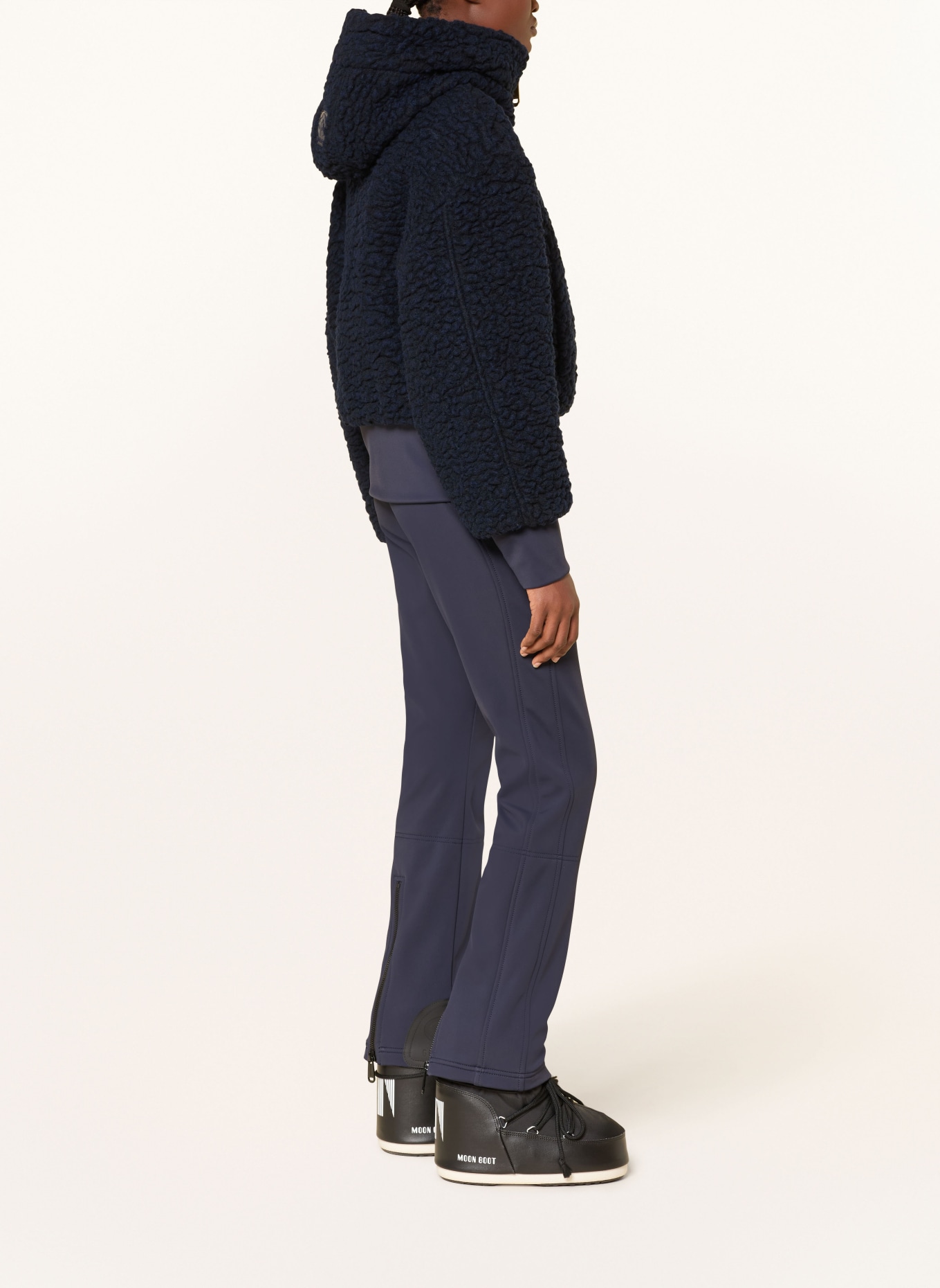 GOLDBERGH Skijacke FIERA zum Wenden: DUNKELBLAU / GOLD