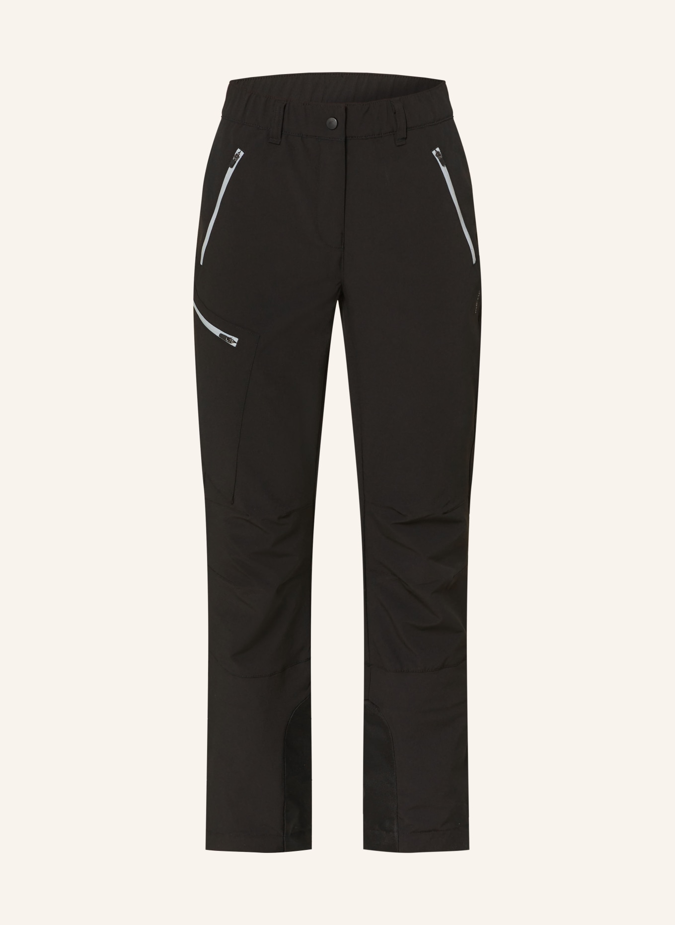 me°ru' Softshell-Hose HUAREZ: SCHWARZ / GRAU