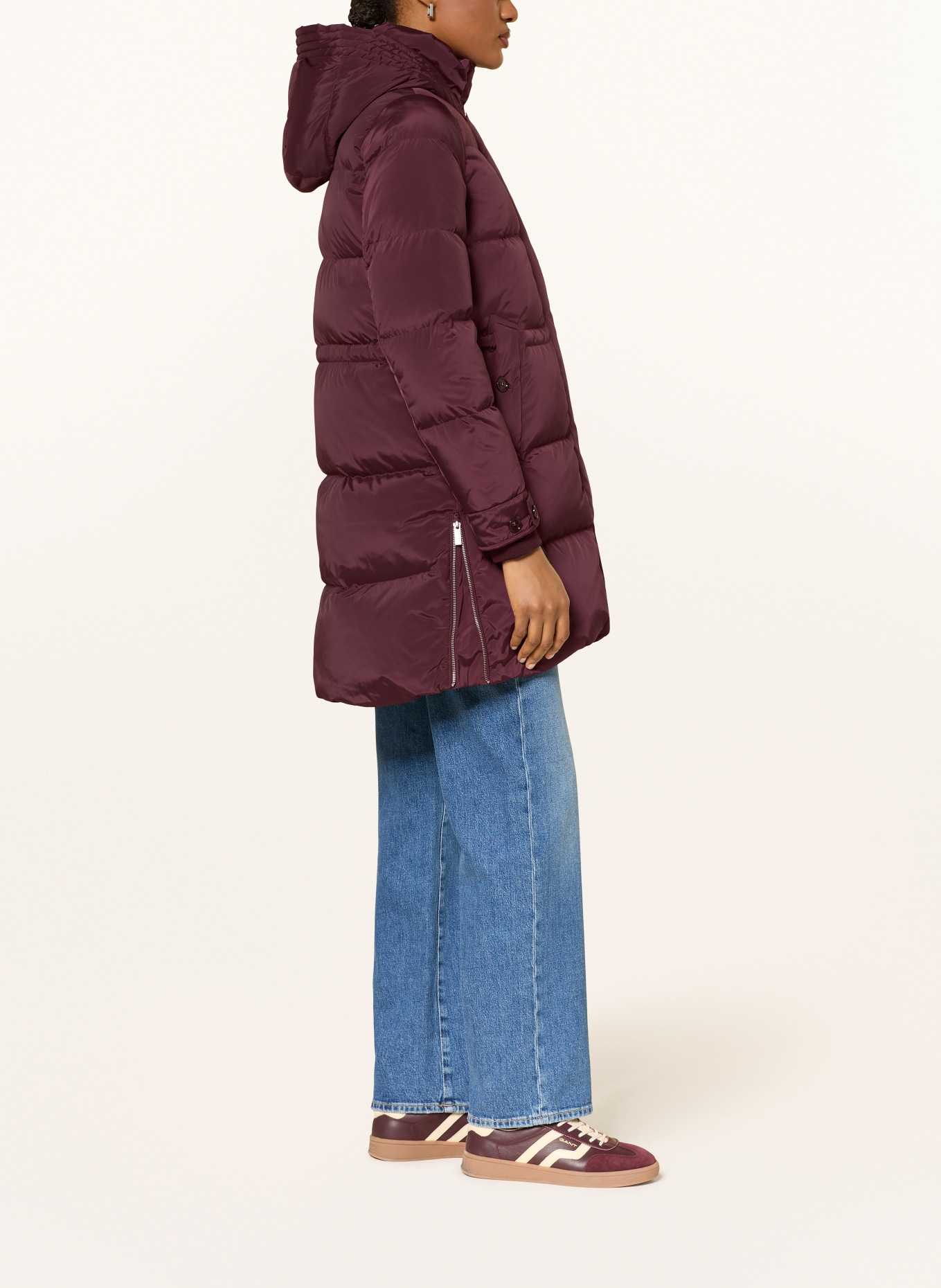 WOOLRICH Daunenjacke ALSEA: DUNKELROT