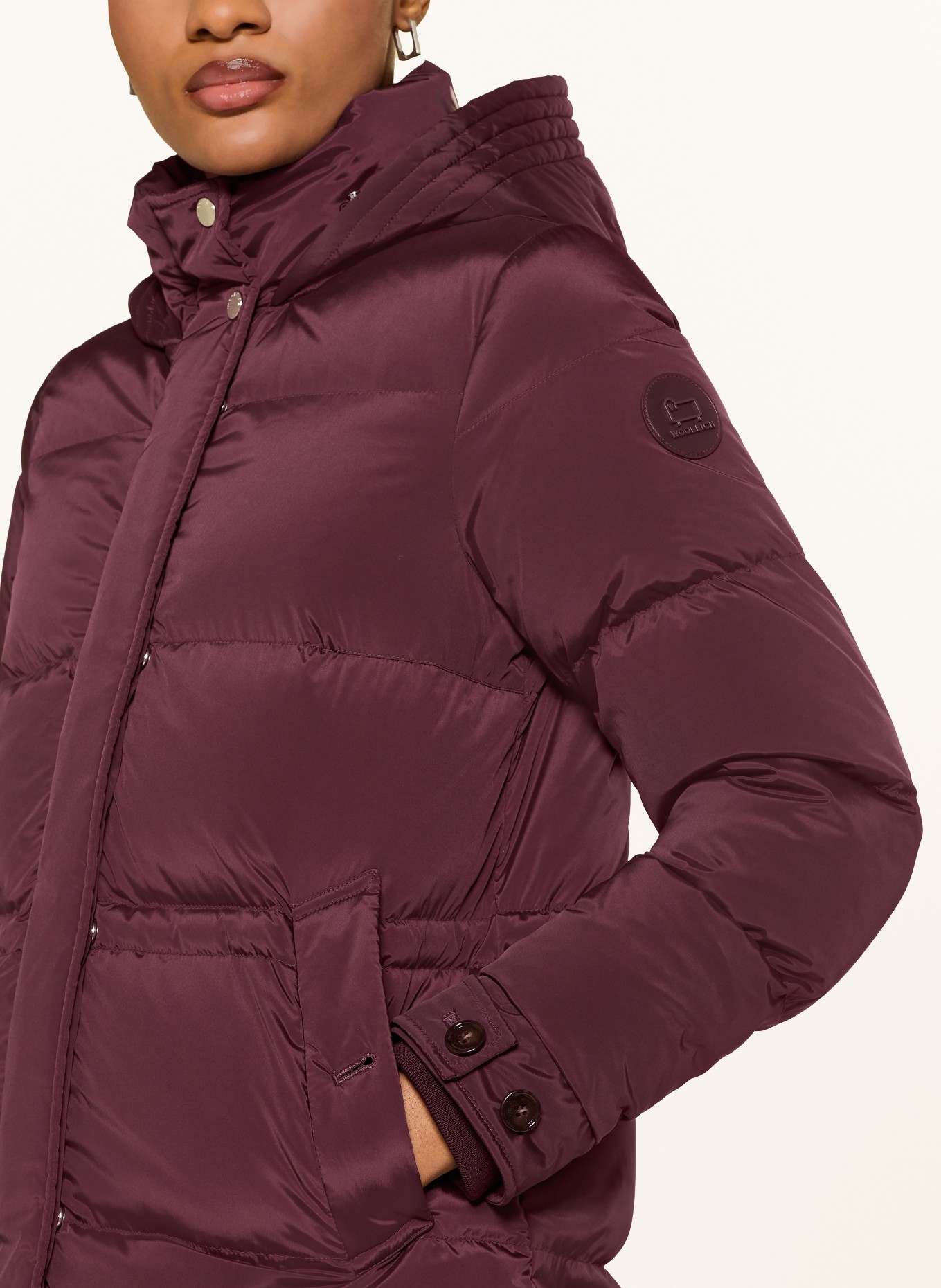 WOOLRICH Daunenjacke ALSEA: DUNKELROT