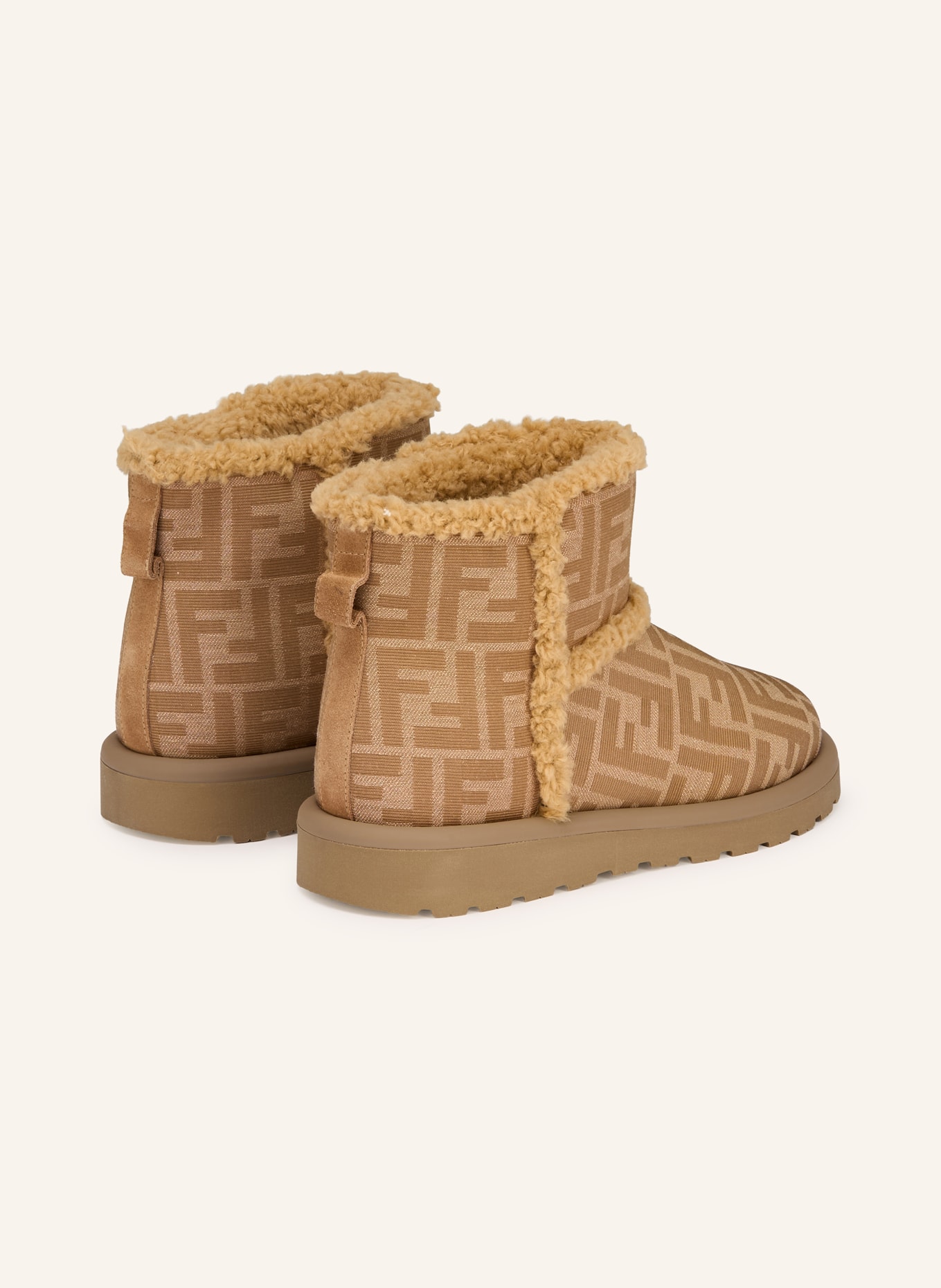 FENDI boots: CAMEL