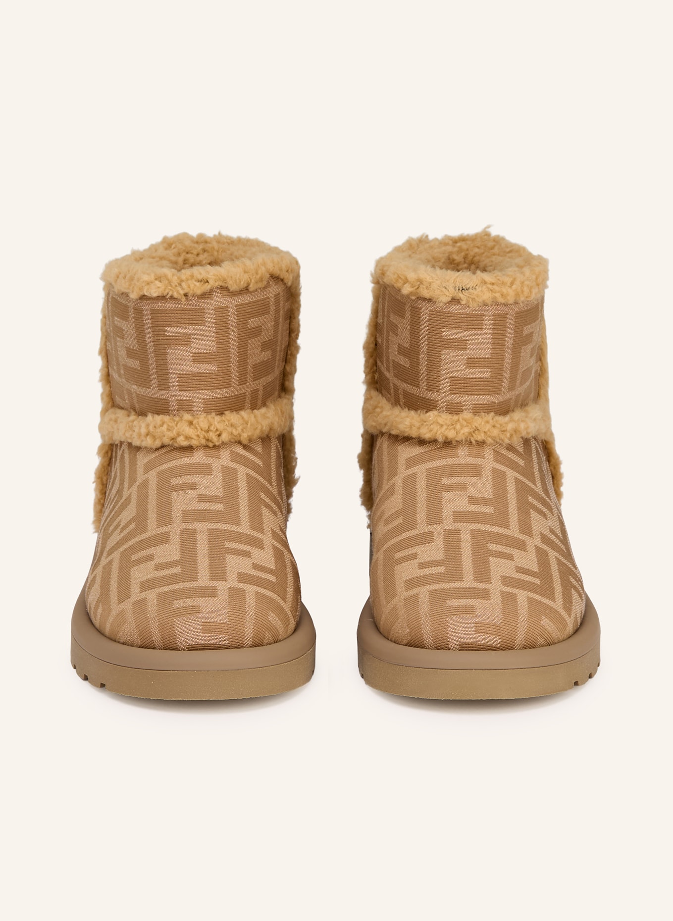 FENDI boots: CAMEL