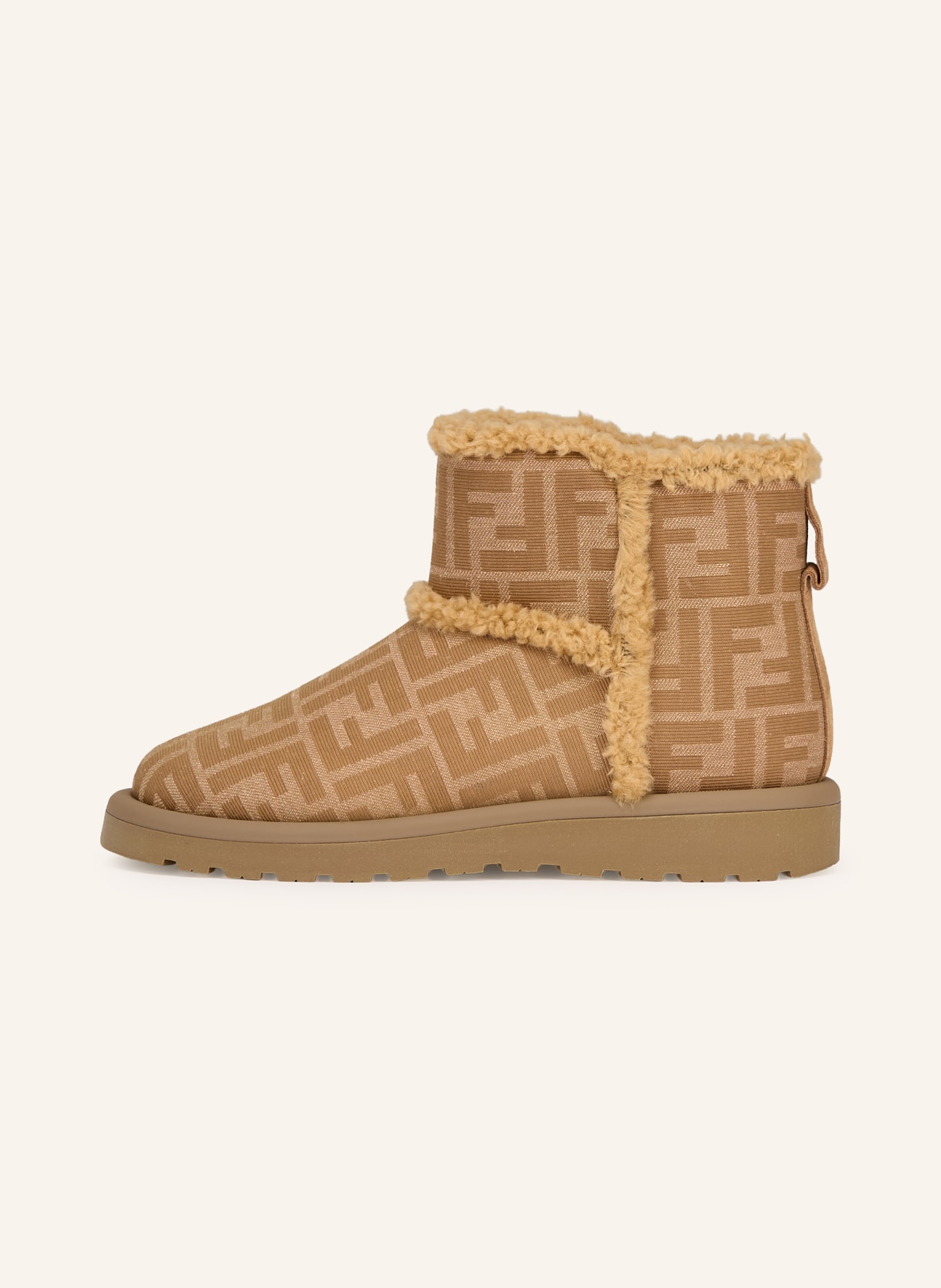FENDI boots: CAMEL