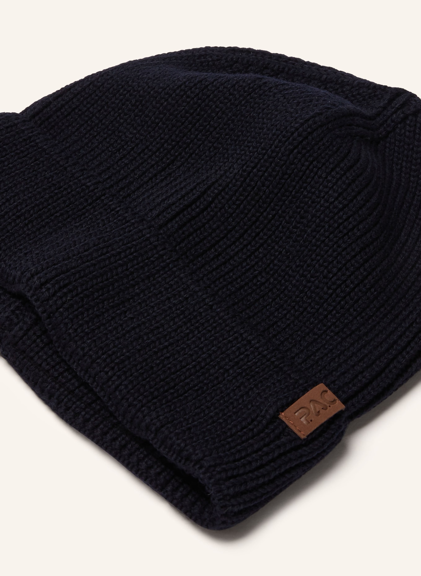 P.A.C. Mütze NATURE LUMUO mit Merinowolle: DUNKELBLAU