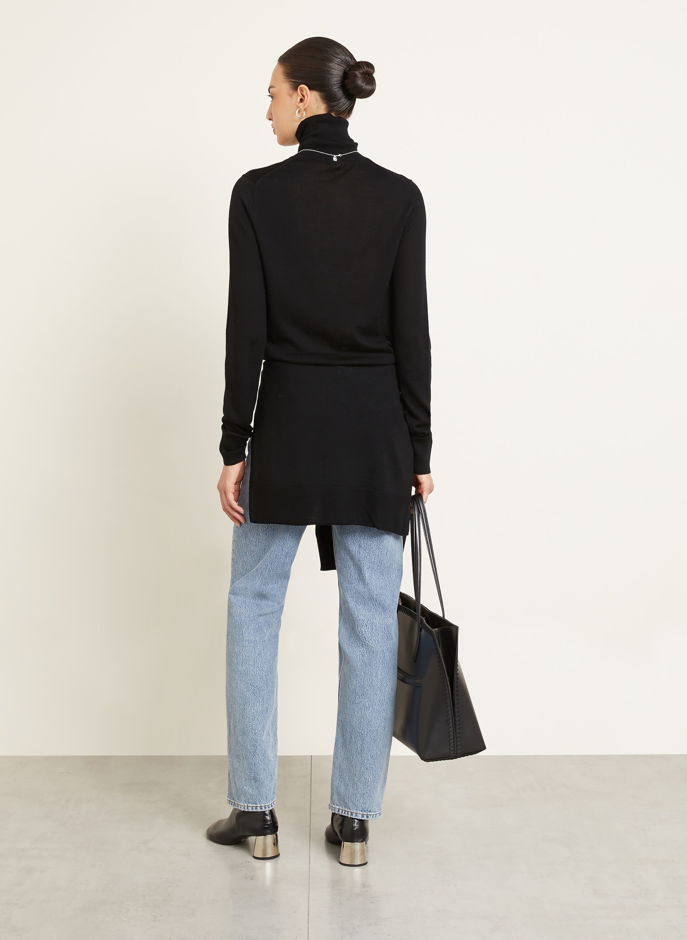 TOTEME Rollkragenpullover: SCHWARZ