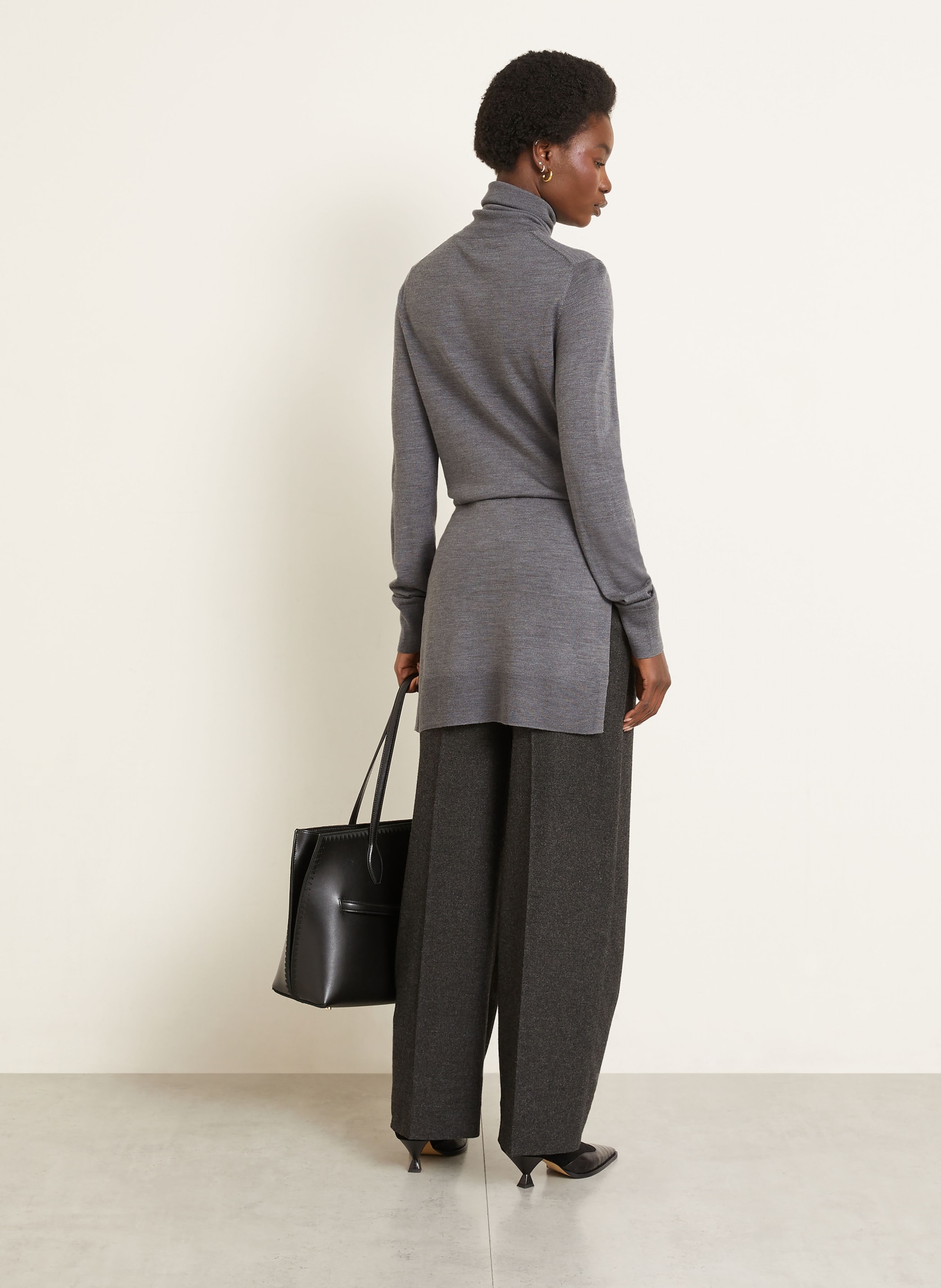 TOTEME Rollkragenpullover: GRAU