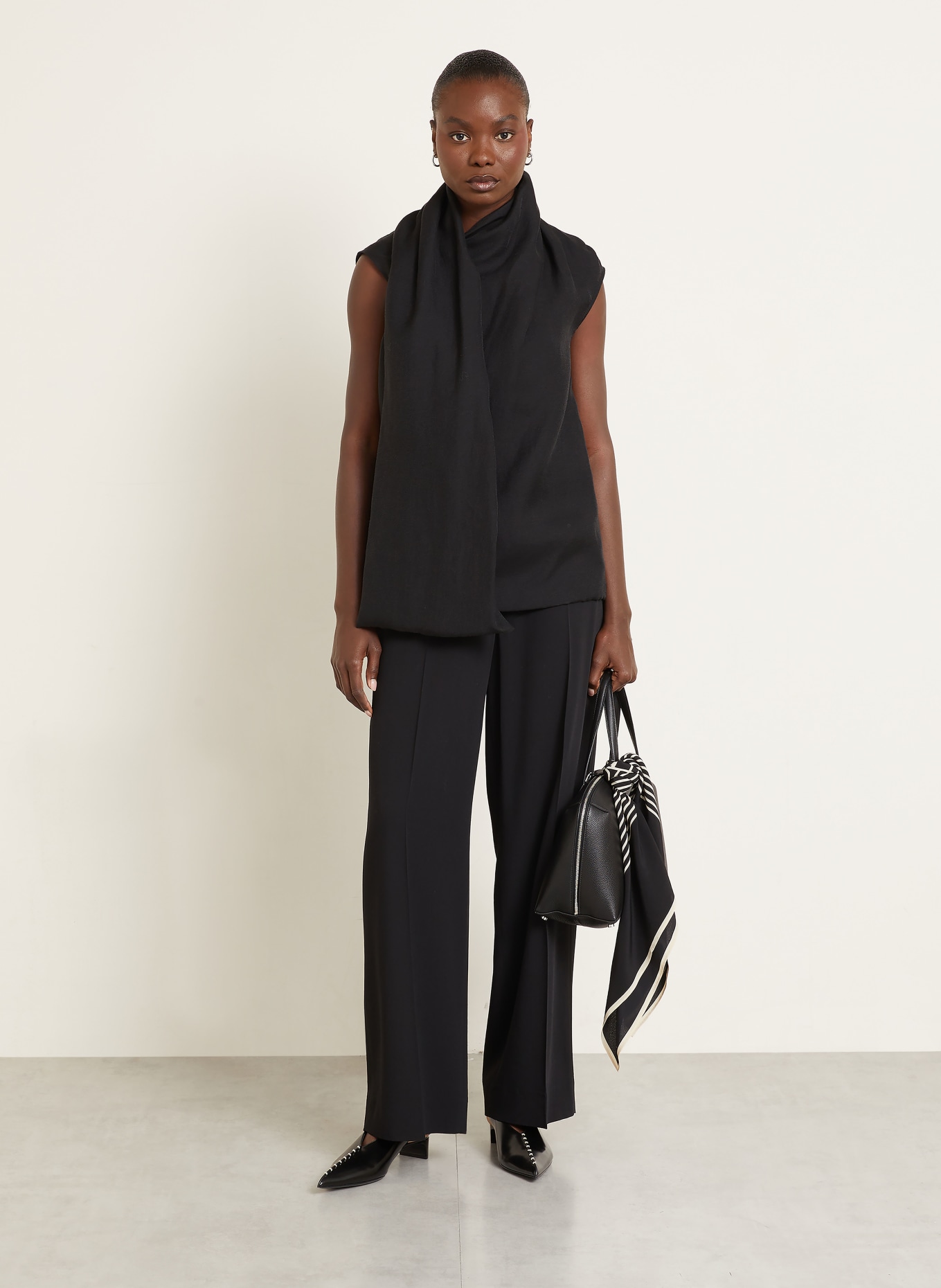 TOTEME Blusentop: SCHWARZ