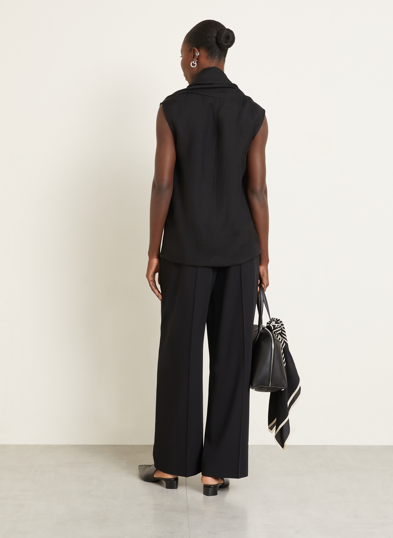 TOTEME Blusentop: SCHWARZ