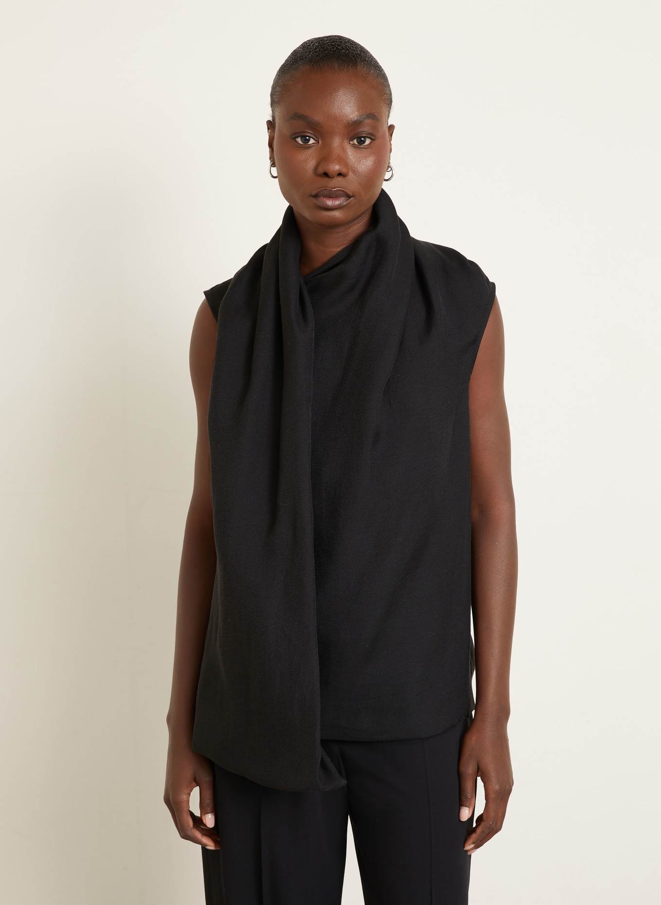 TOTEME Blusentop: SCHWARZ