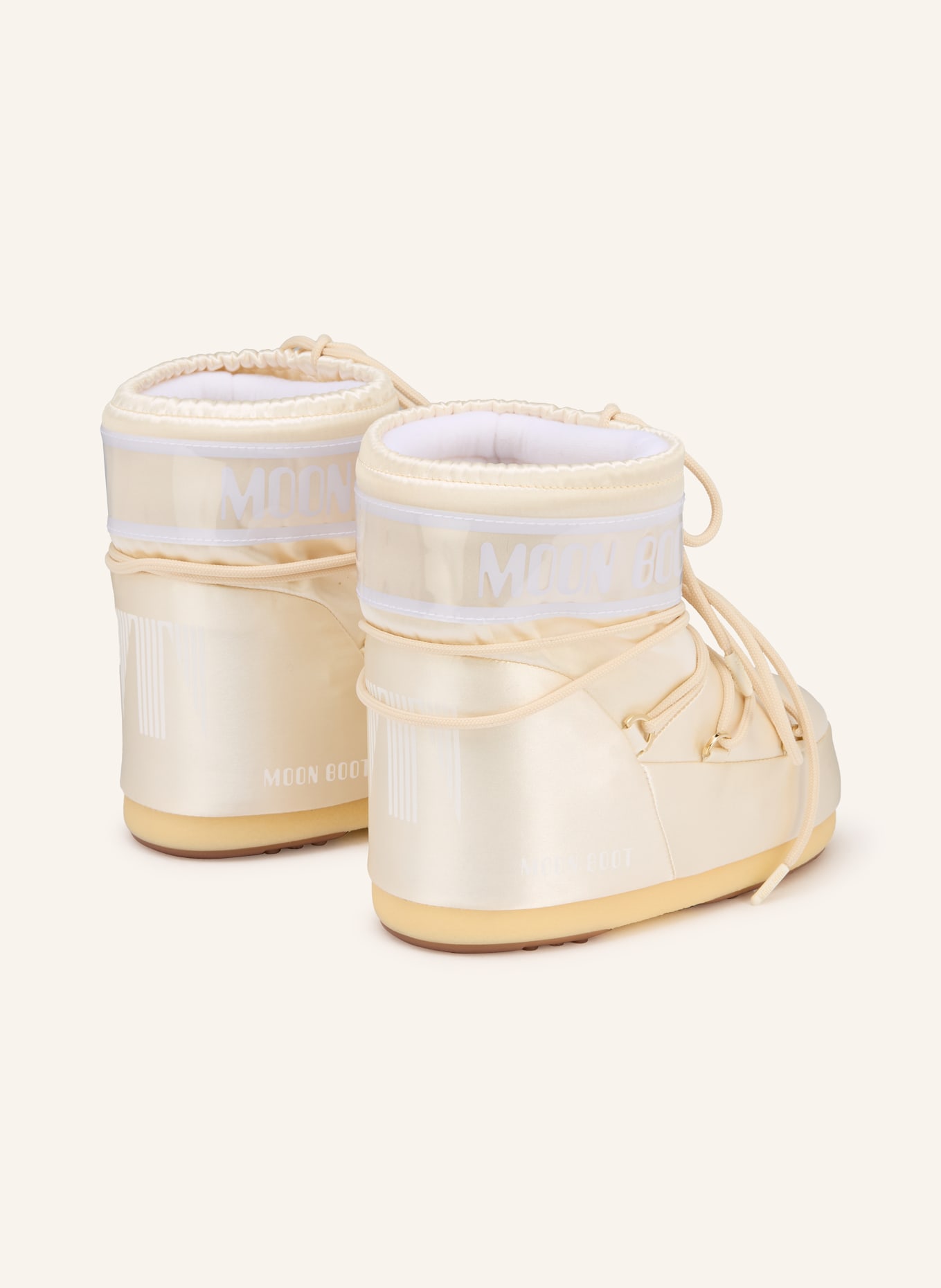 MOON BOOT Moon Boots ICON LOW PEARLY: GOLD / ECRU