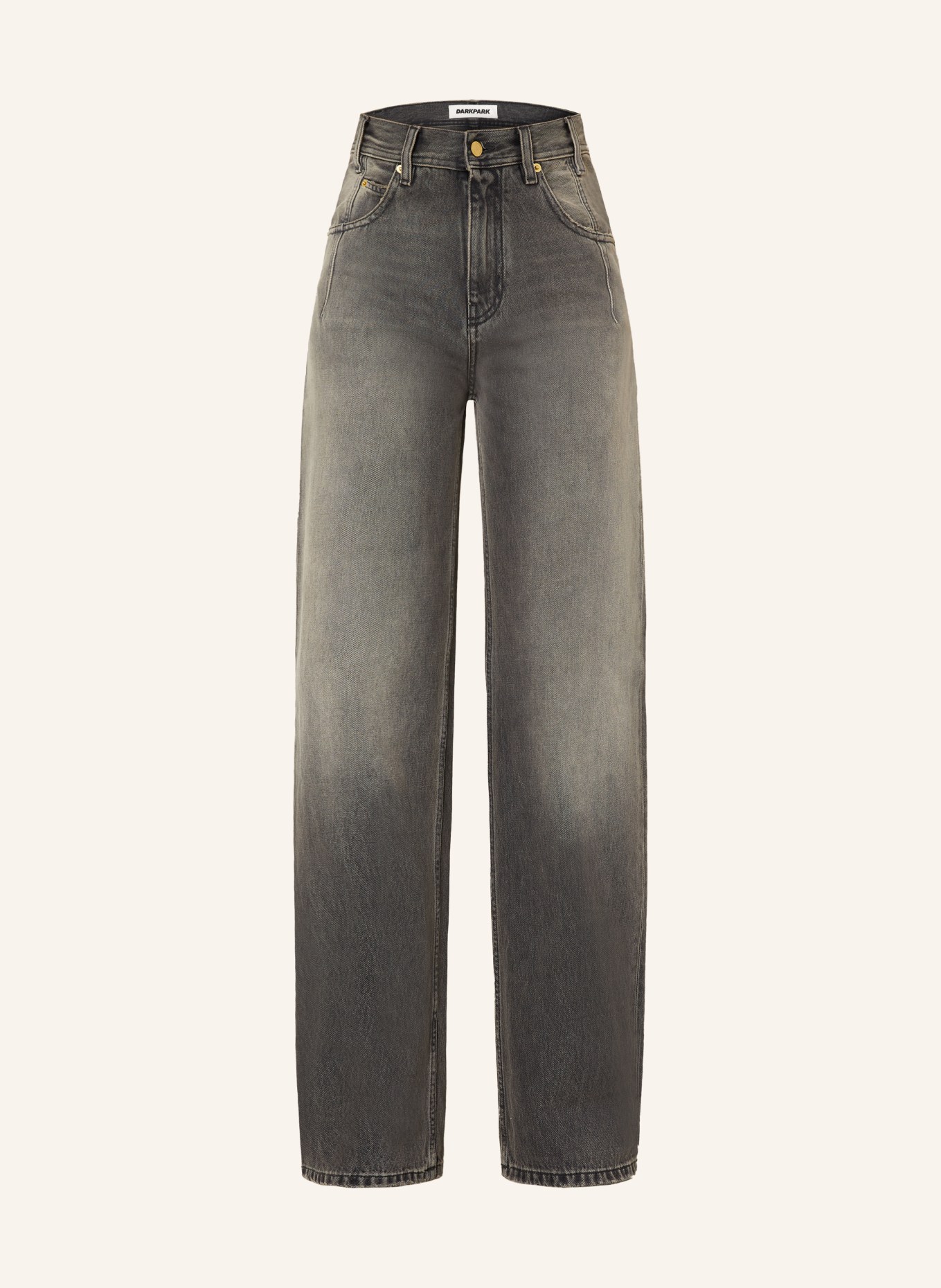 DARKPARK Jean droit LU: W104 DIRTY SAND BLACK