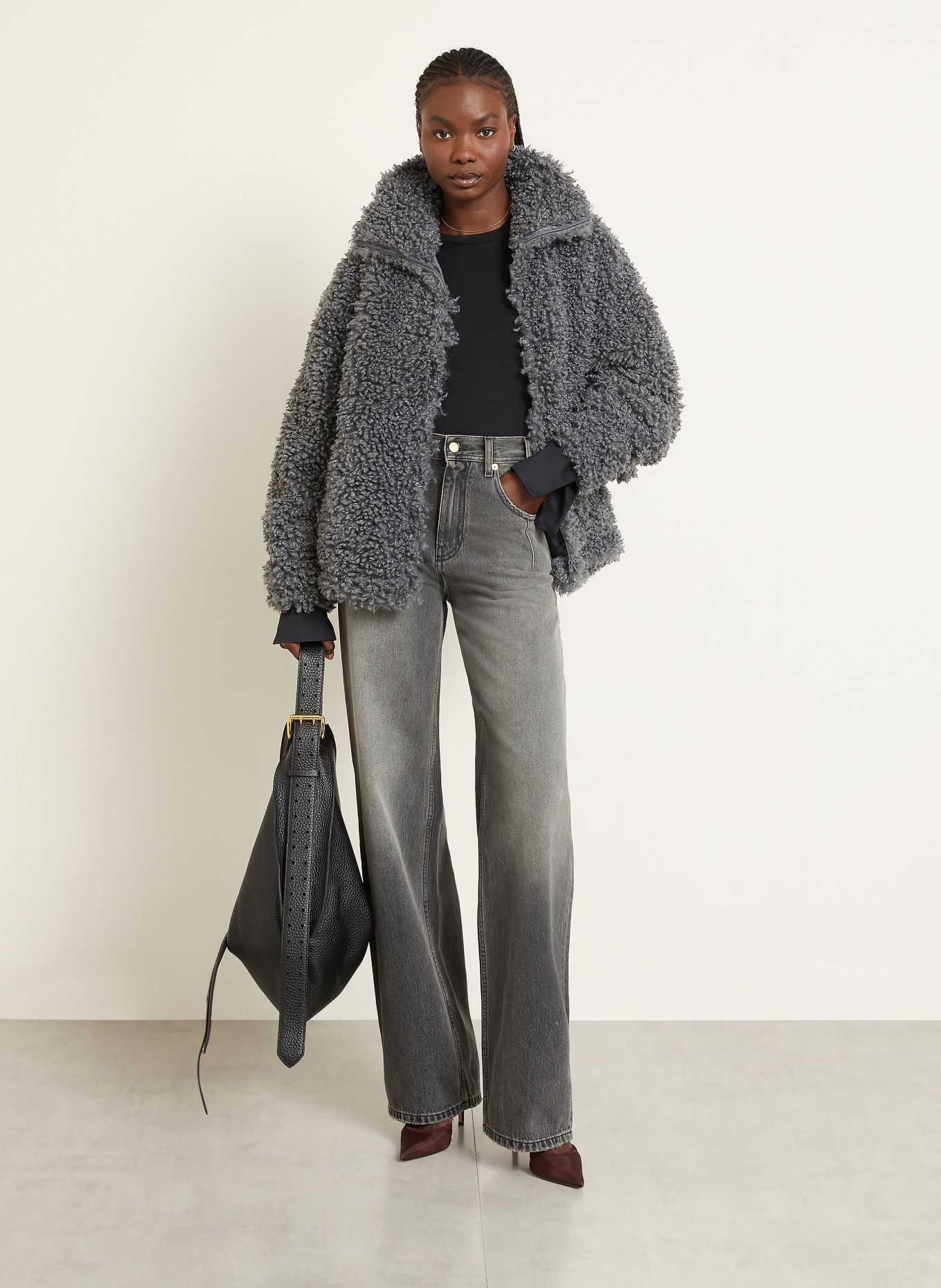 DARKPARK Jean droit LU: W104 DIRTY SAND BLACK