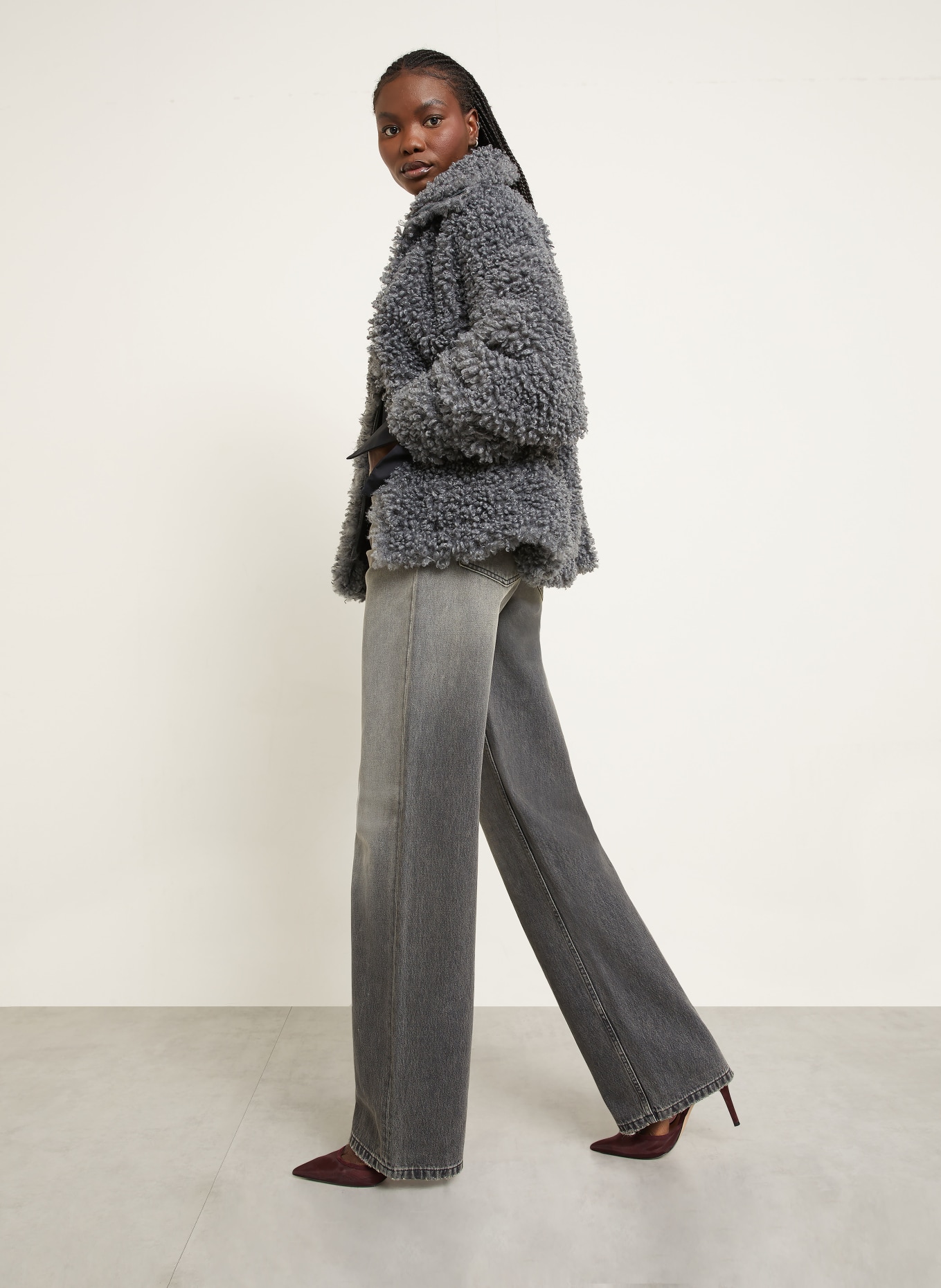 DARKPARK Jean droit LU: W104 DIRTY SAND BLACK