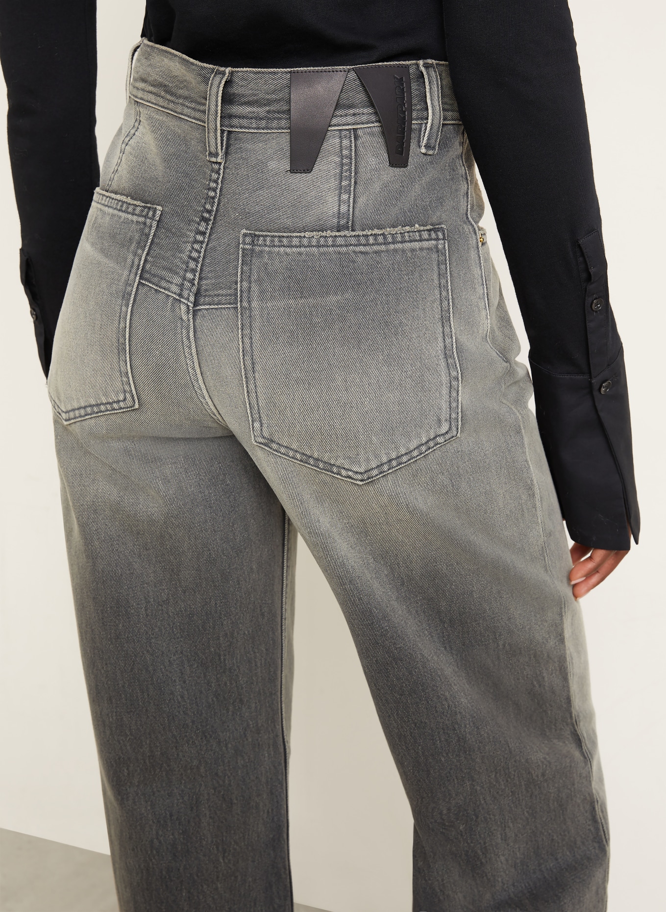 DARKPARK Jean droit LU: W104 DIRTY SAND BLACK