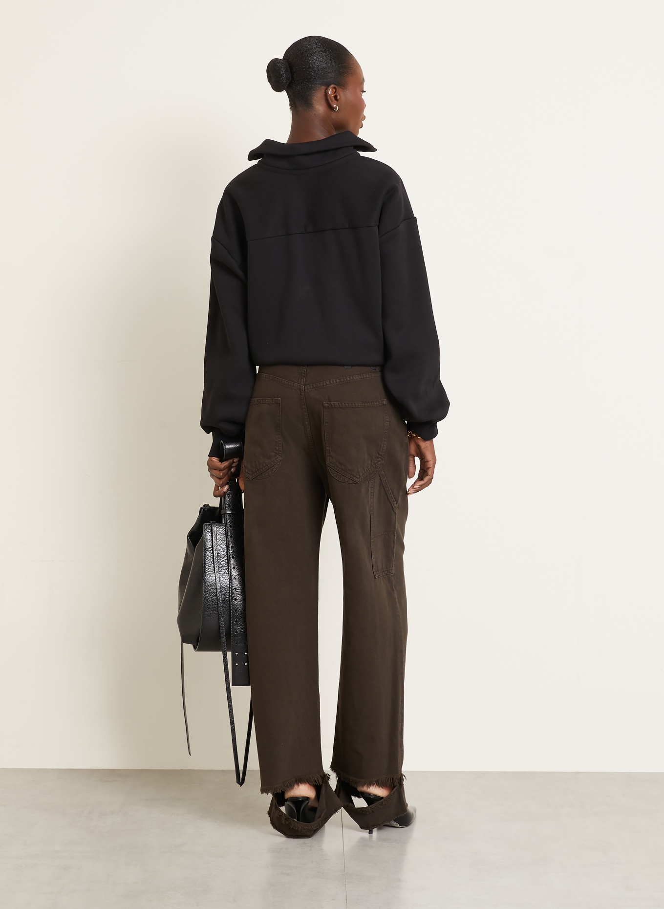 DARKPARK Wide Leg Jeans LISA: 0092 DARK BROWN