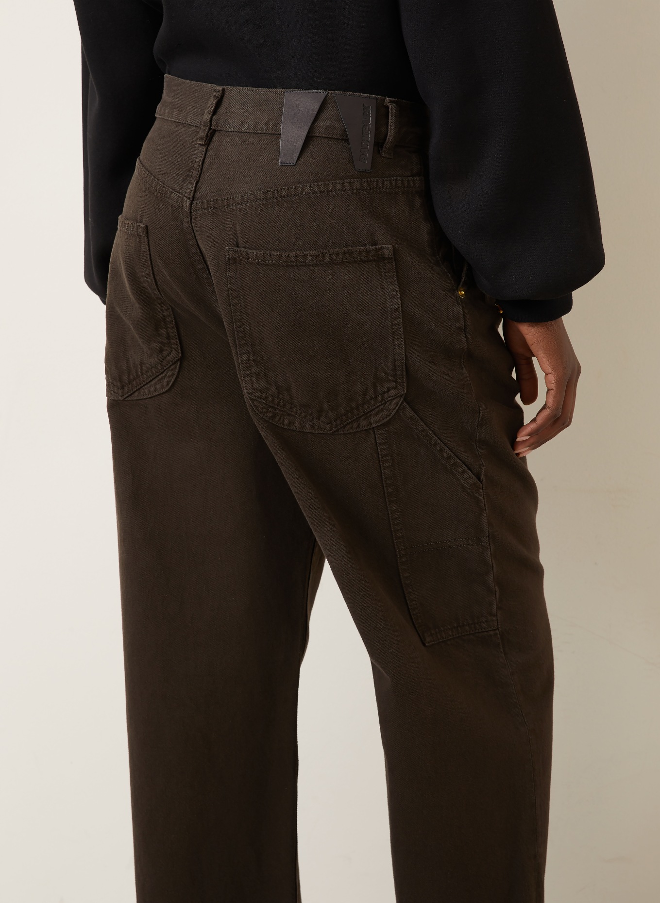 DARKPARK Wide Leg Jeans LISA: 0092 DARK BROWN