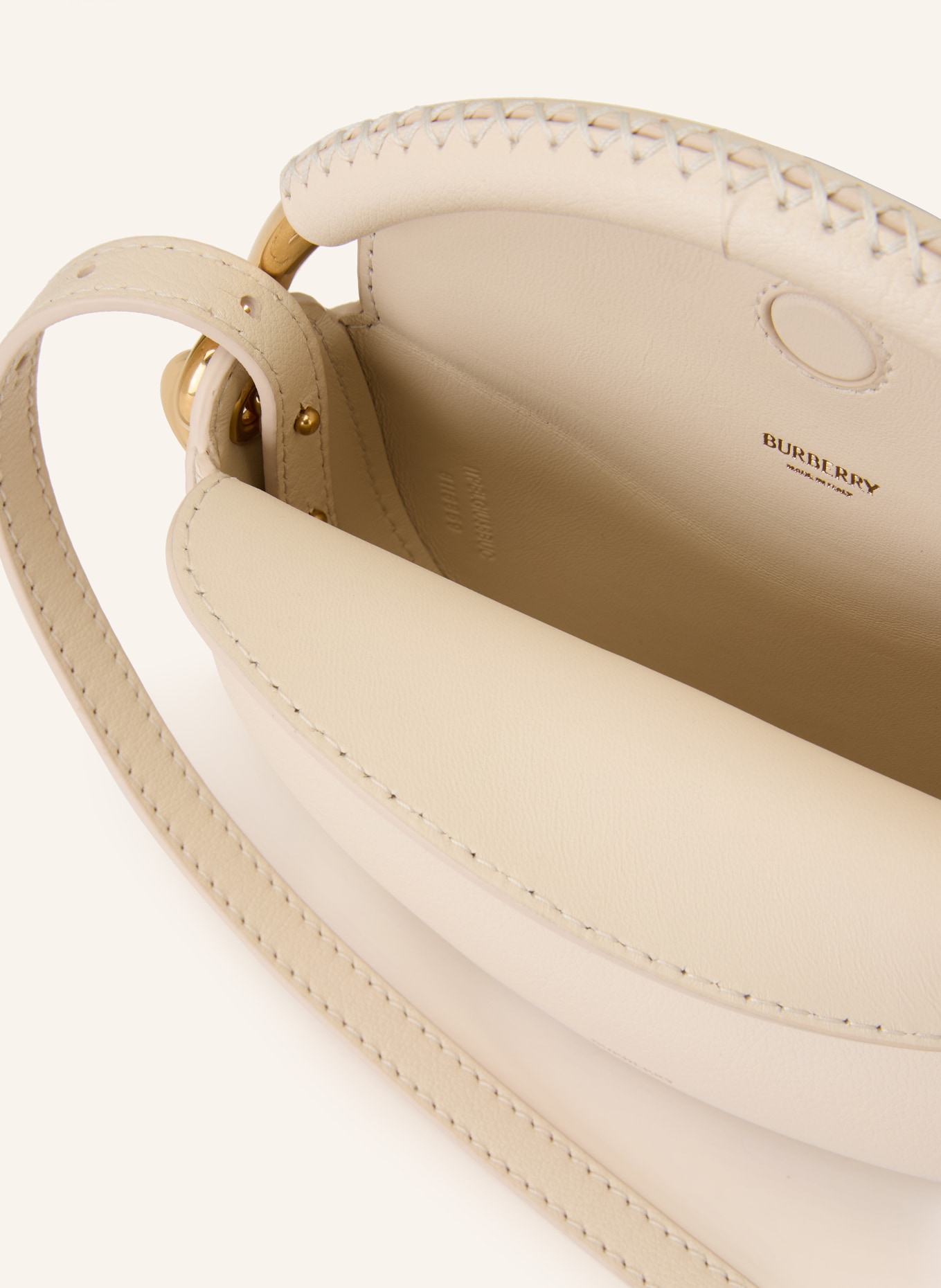 BURBERRY Handtasche BRIDLE: WEISS
