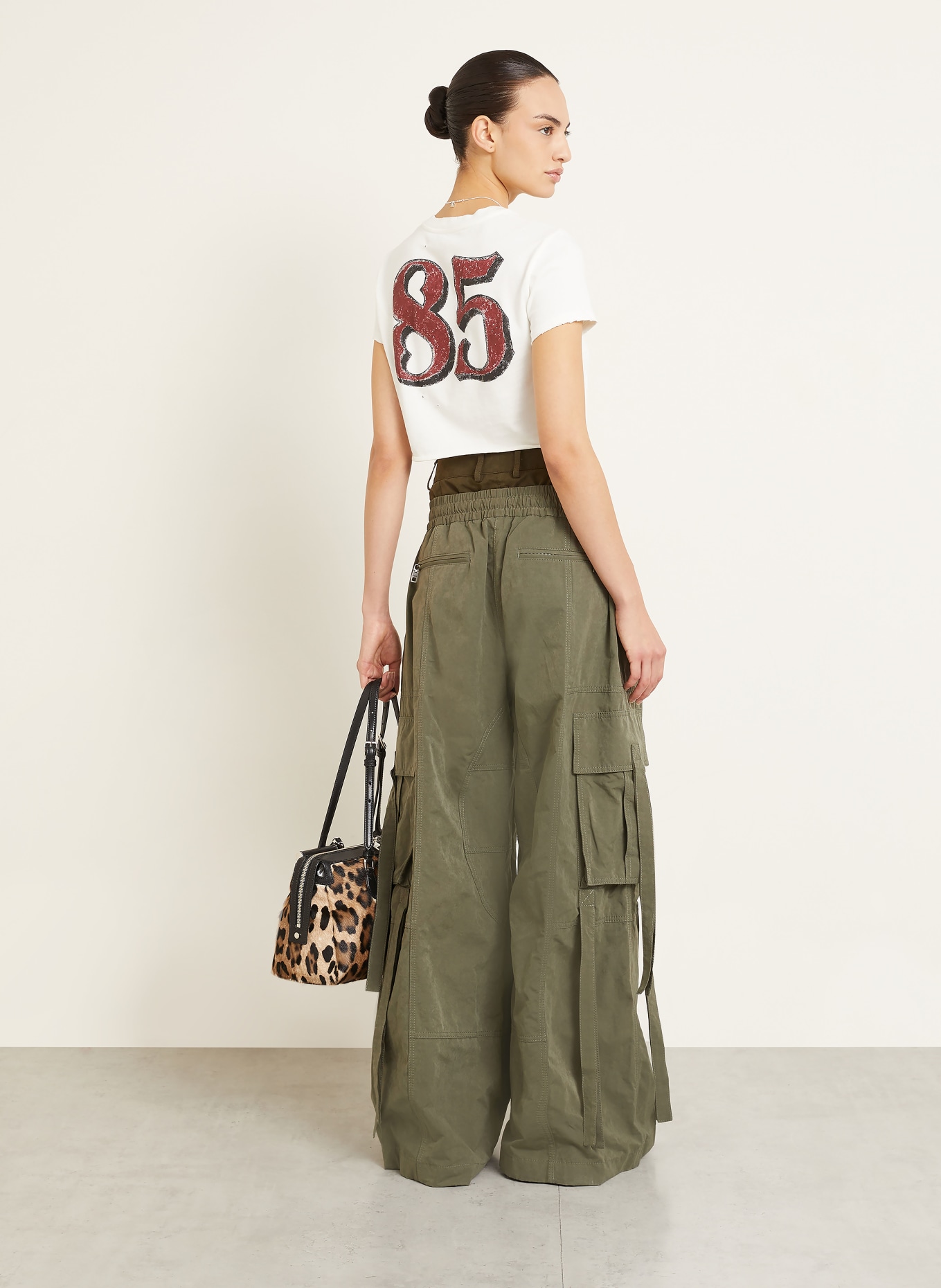 DOLCE & GABBANA Cargohose: KHAKI / DUNKELGRÜN