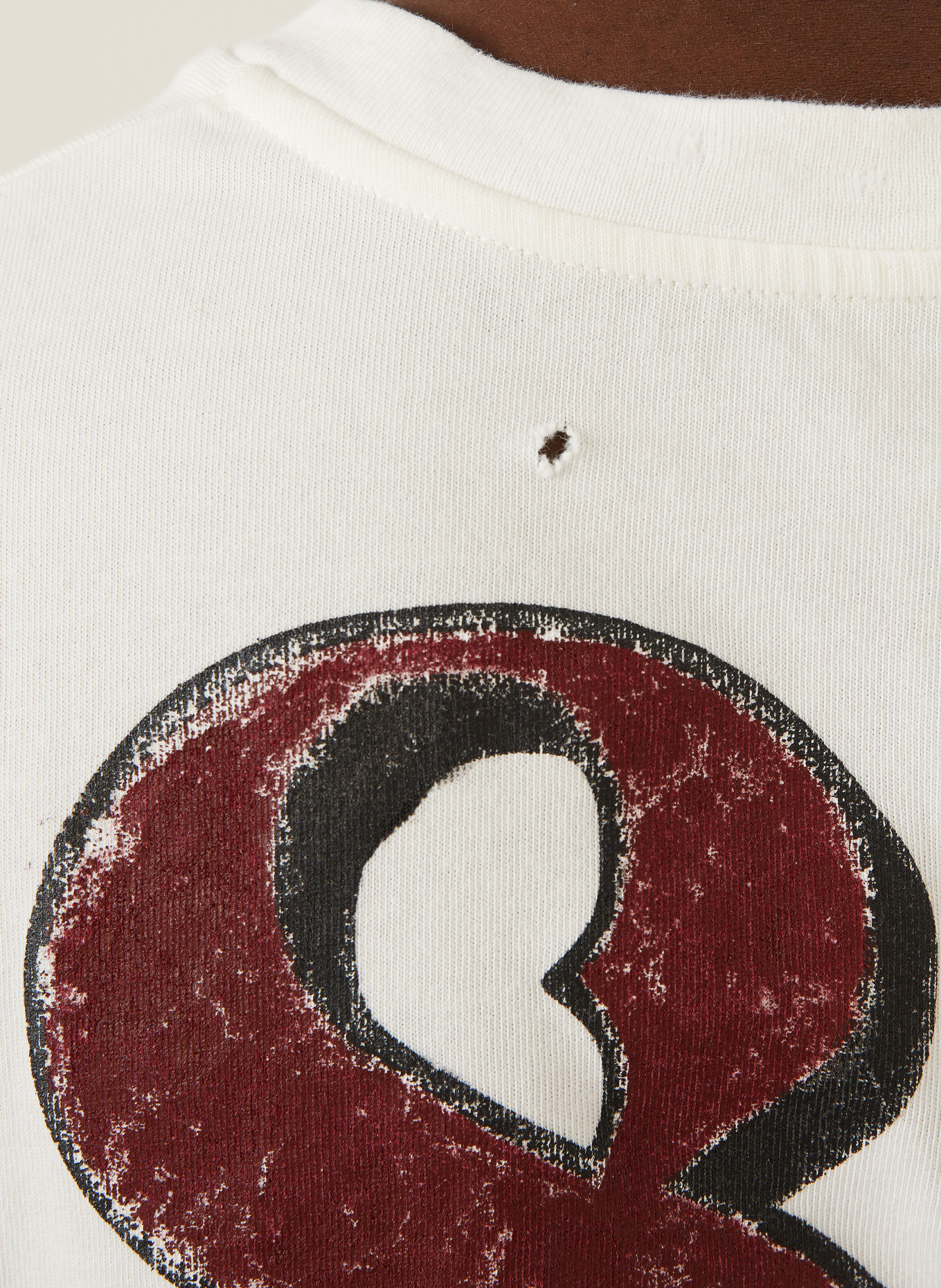 DOLCE & GABBANA Cropped-Shirt: WEISS / ROT / SCHWARZ