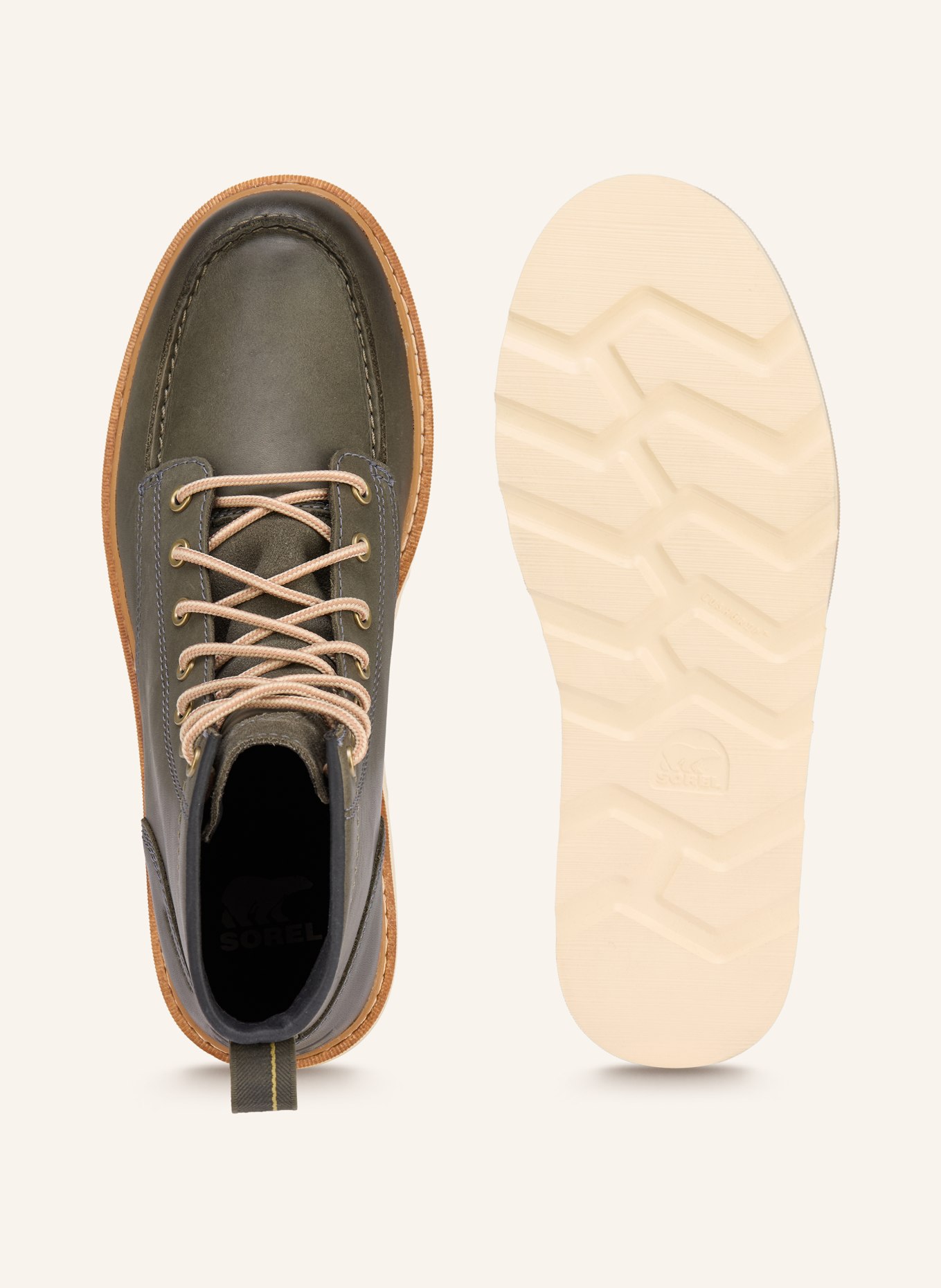 SOREL Sznurowane buty SLABTOWN 62'™: CIEMNOZIELONY