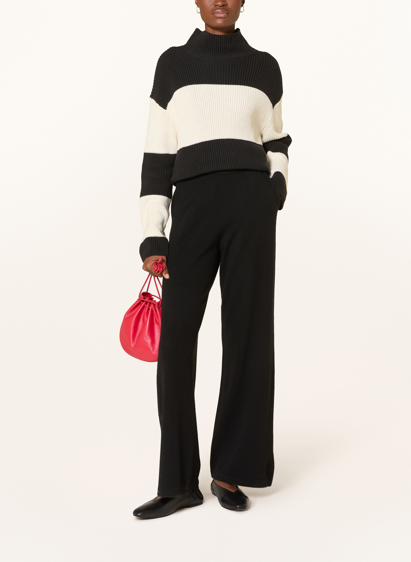 FROM FUTURE Strickhose: SCHWARZ