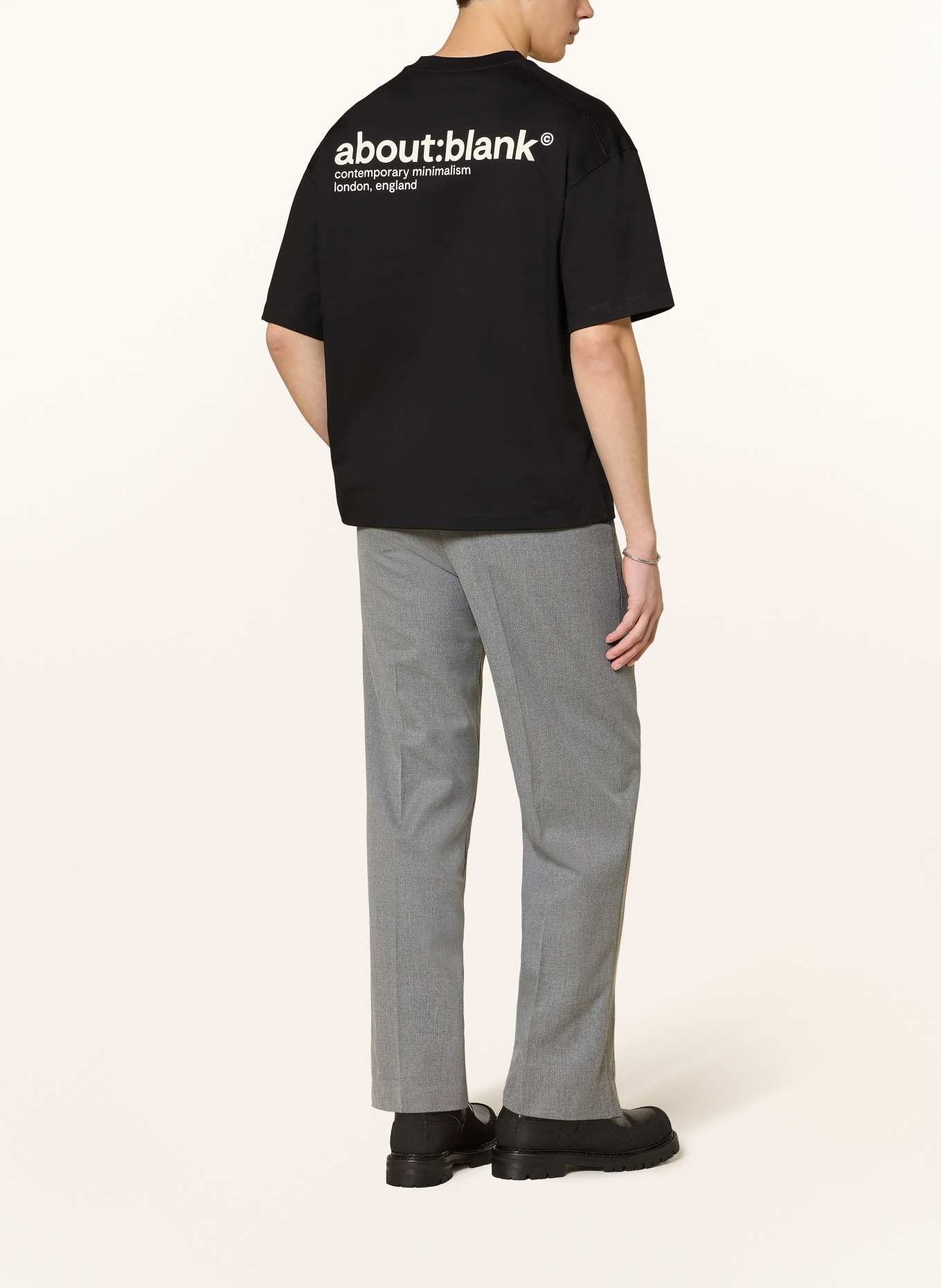 about:blank Chino Slim Fit: GRAU