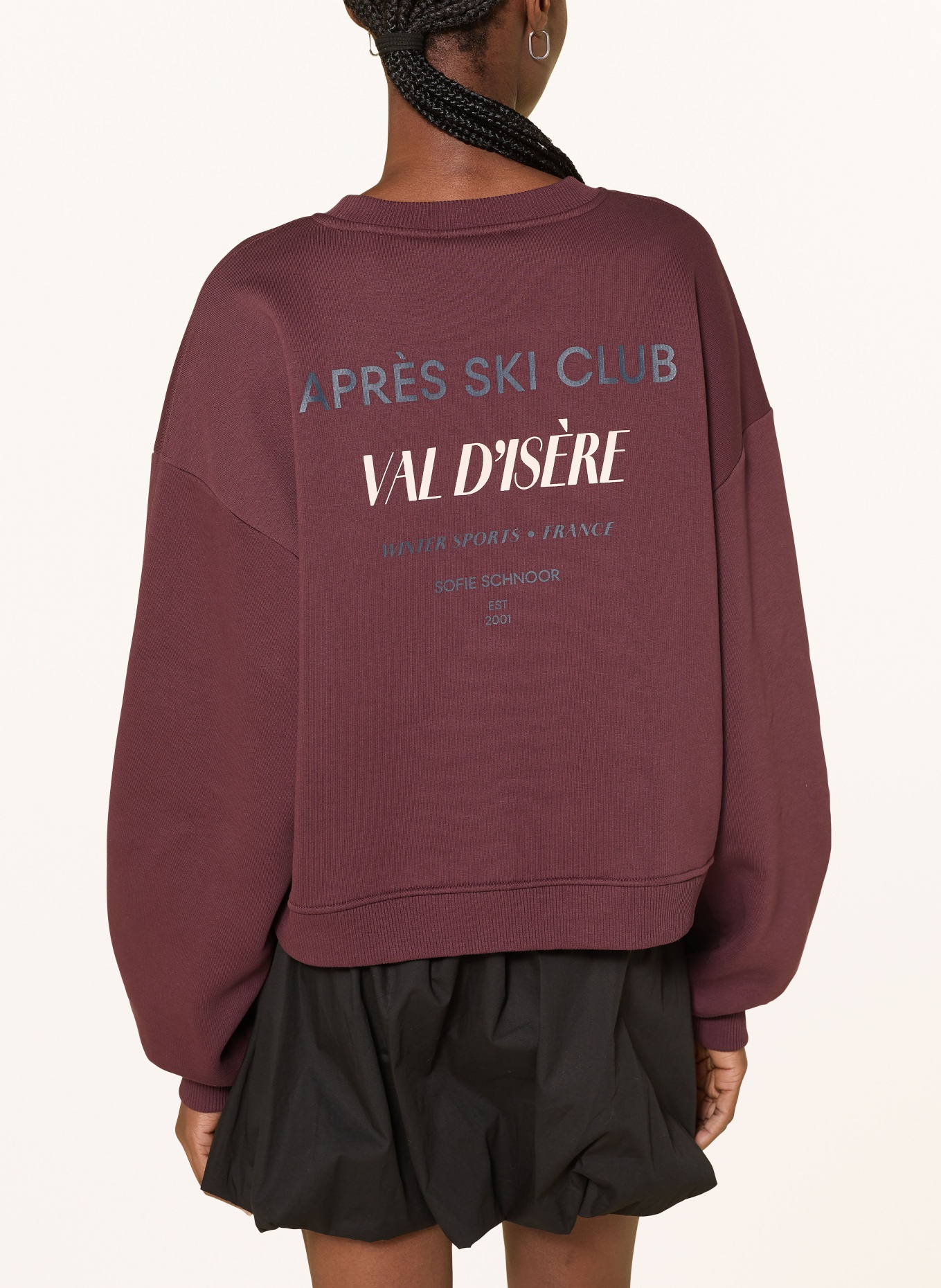 SOFIE SCHNOOR Sweatshirt ELINSW: DUNKELROT