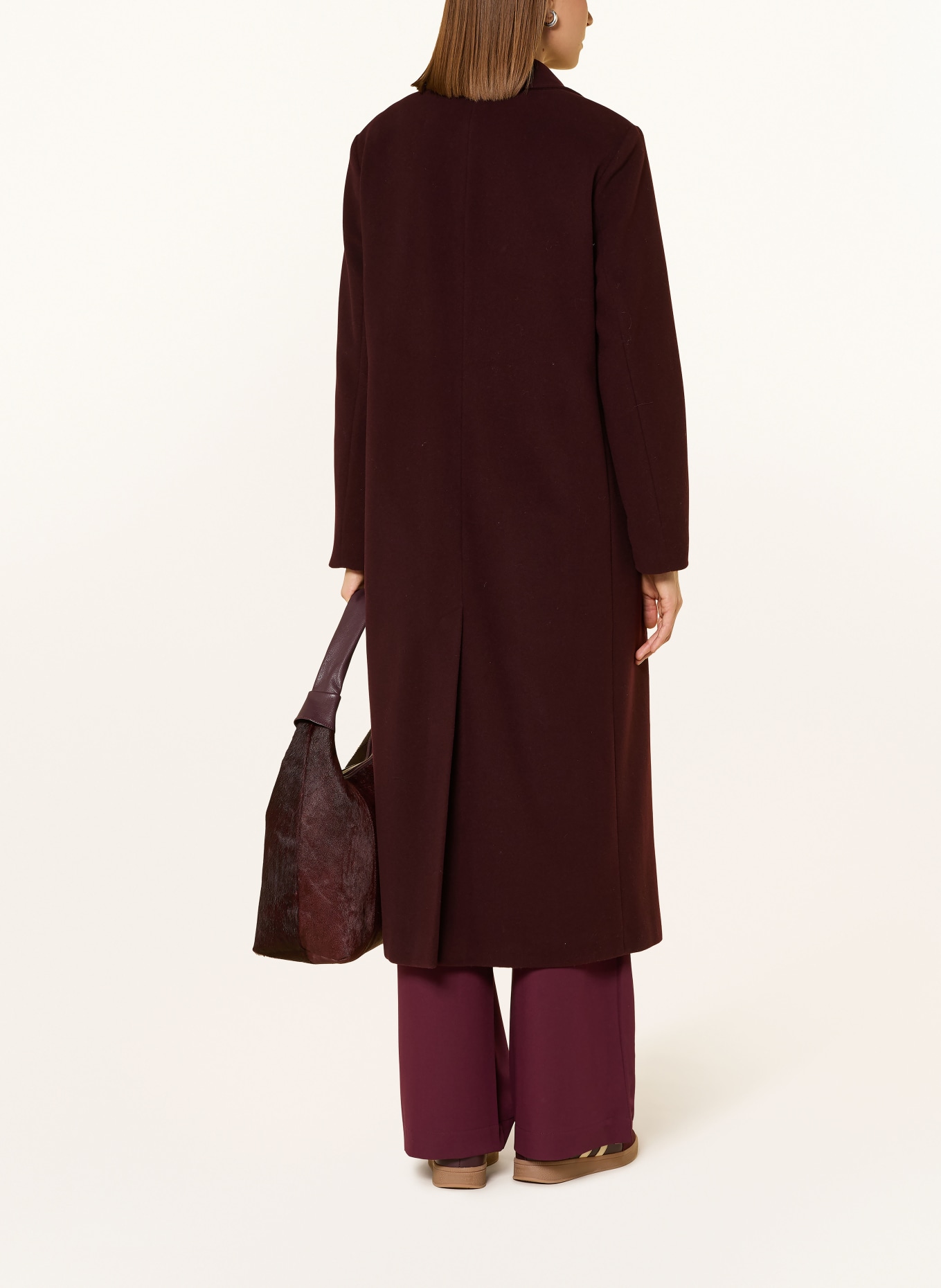 FUCHS SCHMITT Wollmantel: DUNKELROT