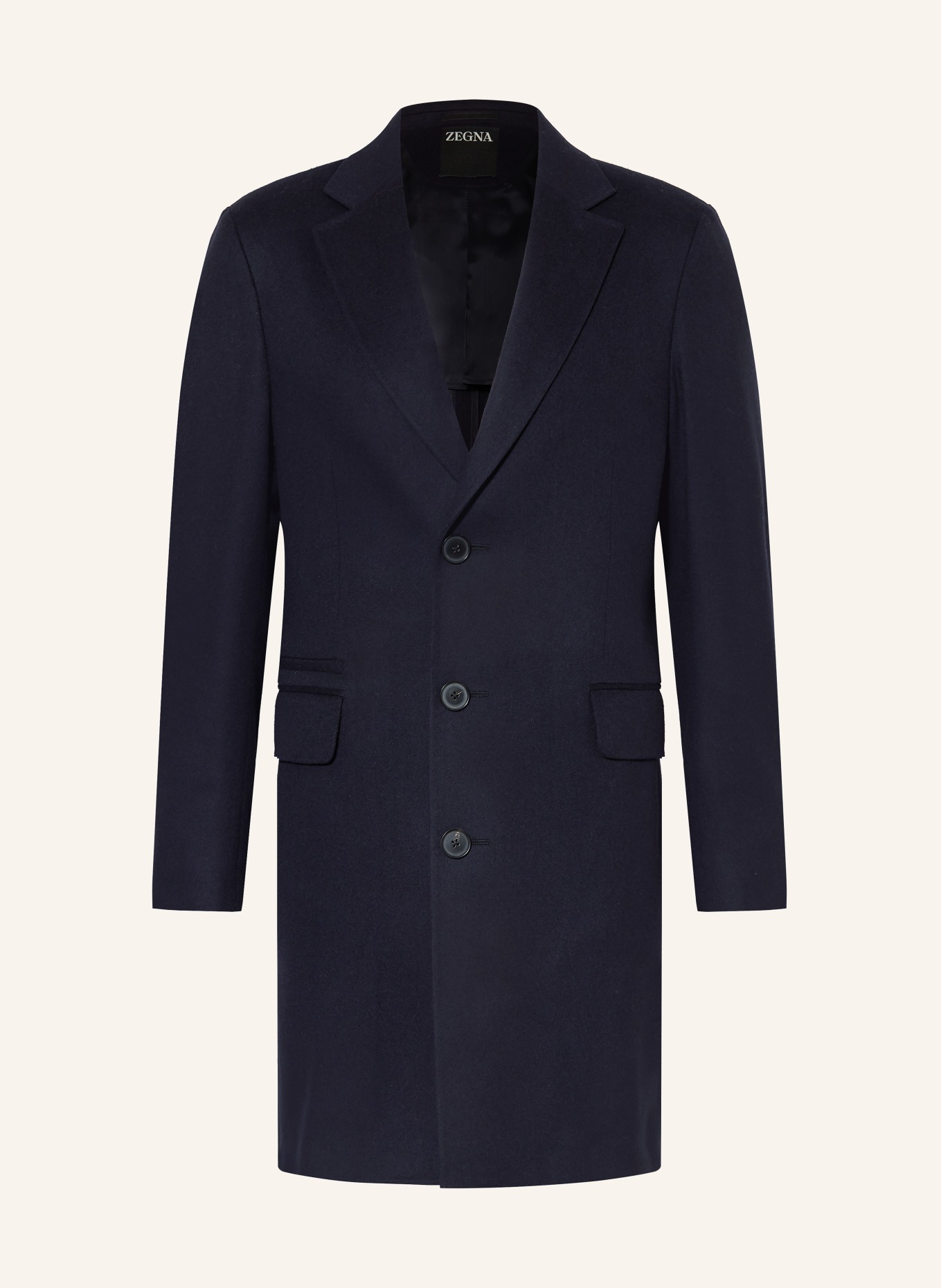 ZEGNA Wollmantel: DUNKELBLAU