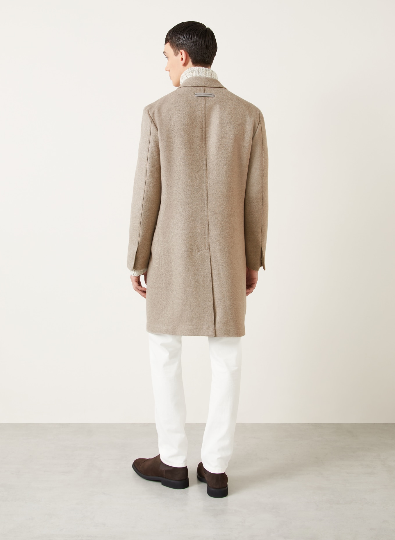 ZEGNA Kaschmir Mantel: TAUPE