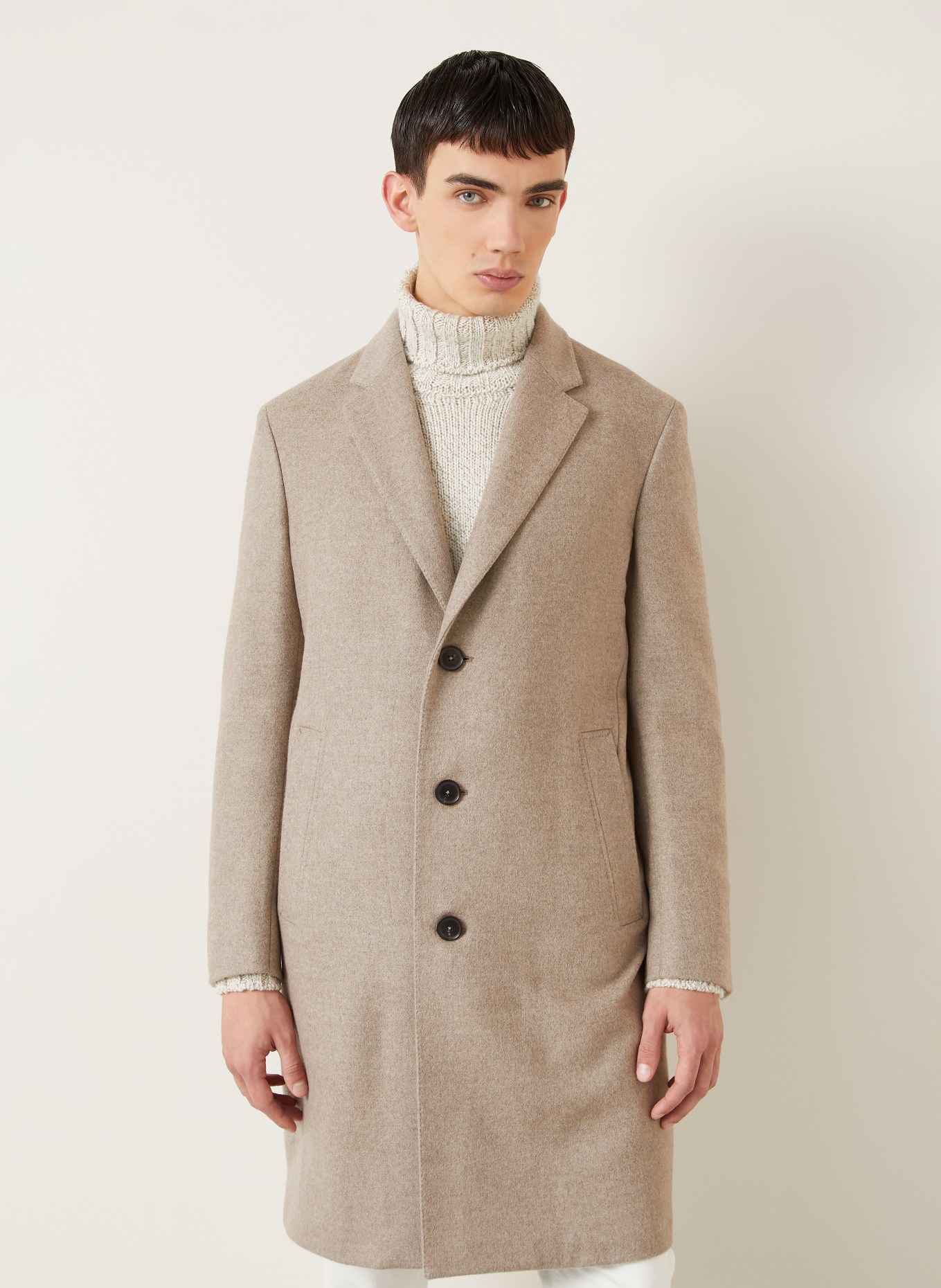 ZEGNA Kaschmir Mantel: TAUPE