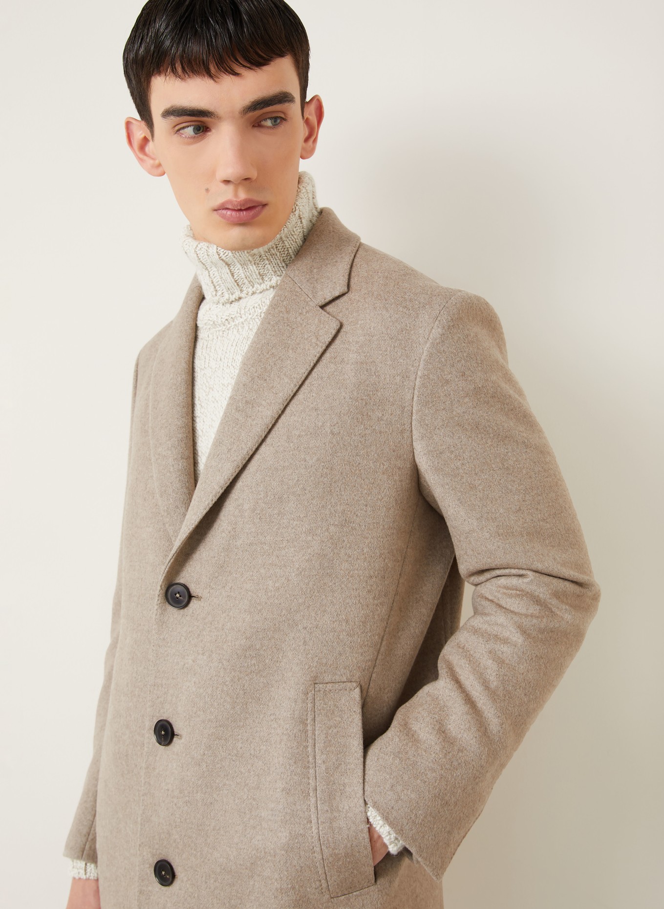 ZEGNA Kaschmir Mantel: TAUPE