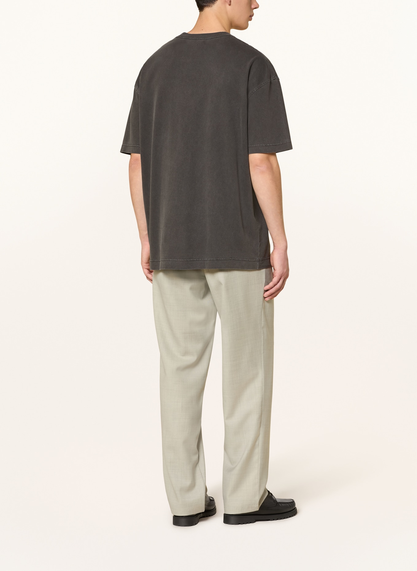 SAMSØE  SAMSØE Tričko SAJOEL: TMAVĚ ŠEDÁ