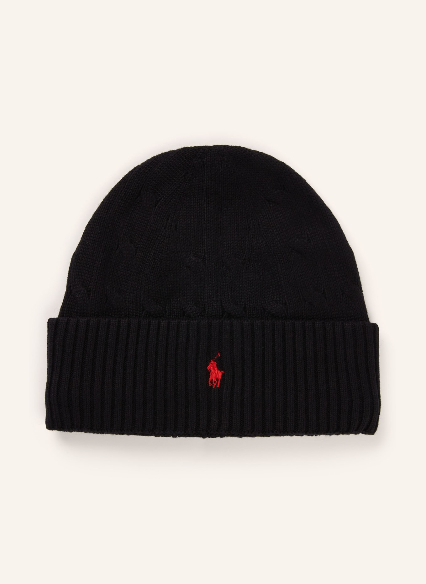 POLO RALPH LAUREN cap: BLACK