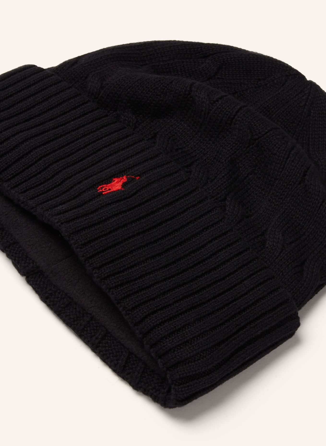POLO RALPH LAUREN cap: BLACK