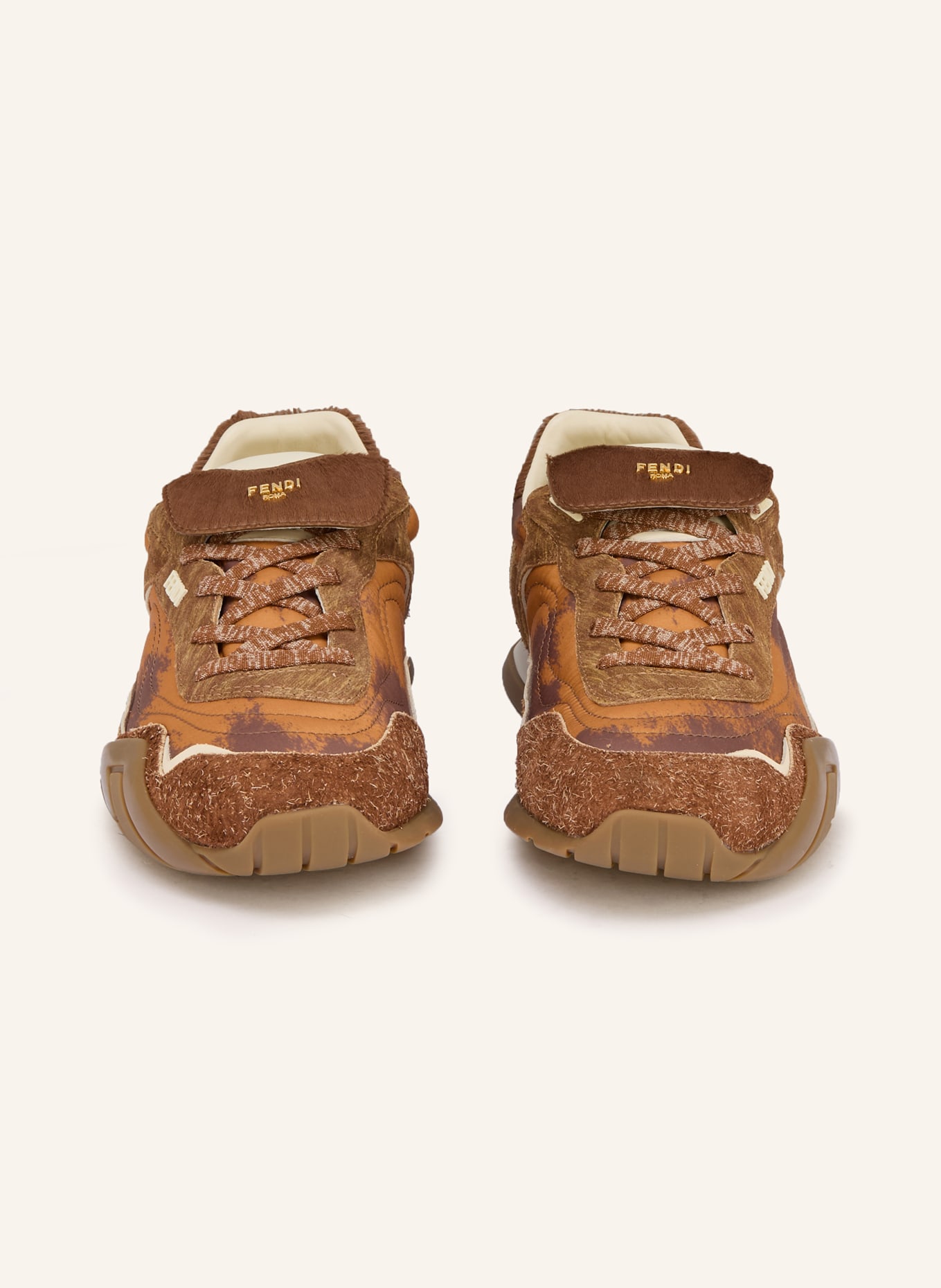 FENDI Sneaker: BRAUN / CAMEL / DUNKELBRAUN