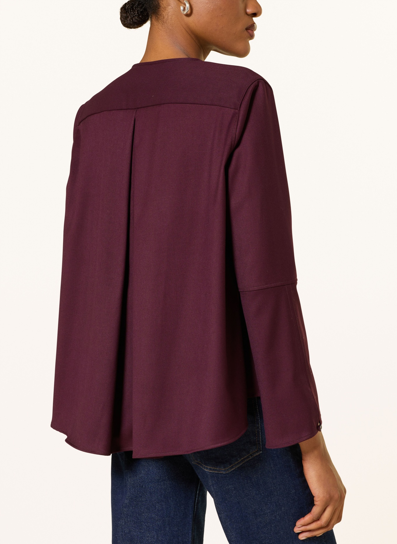 ROBERT FRIEDMAN Bluse: DUNKELROT