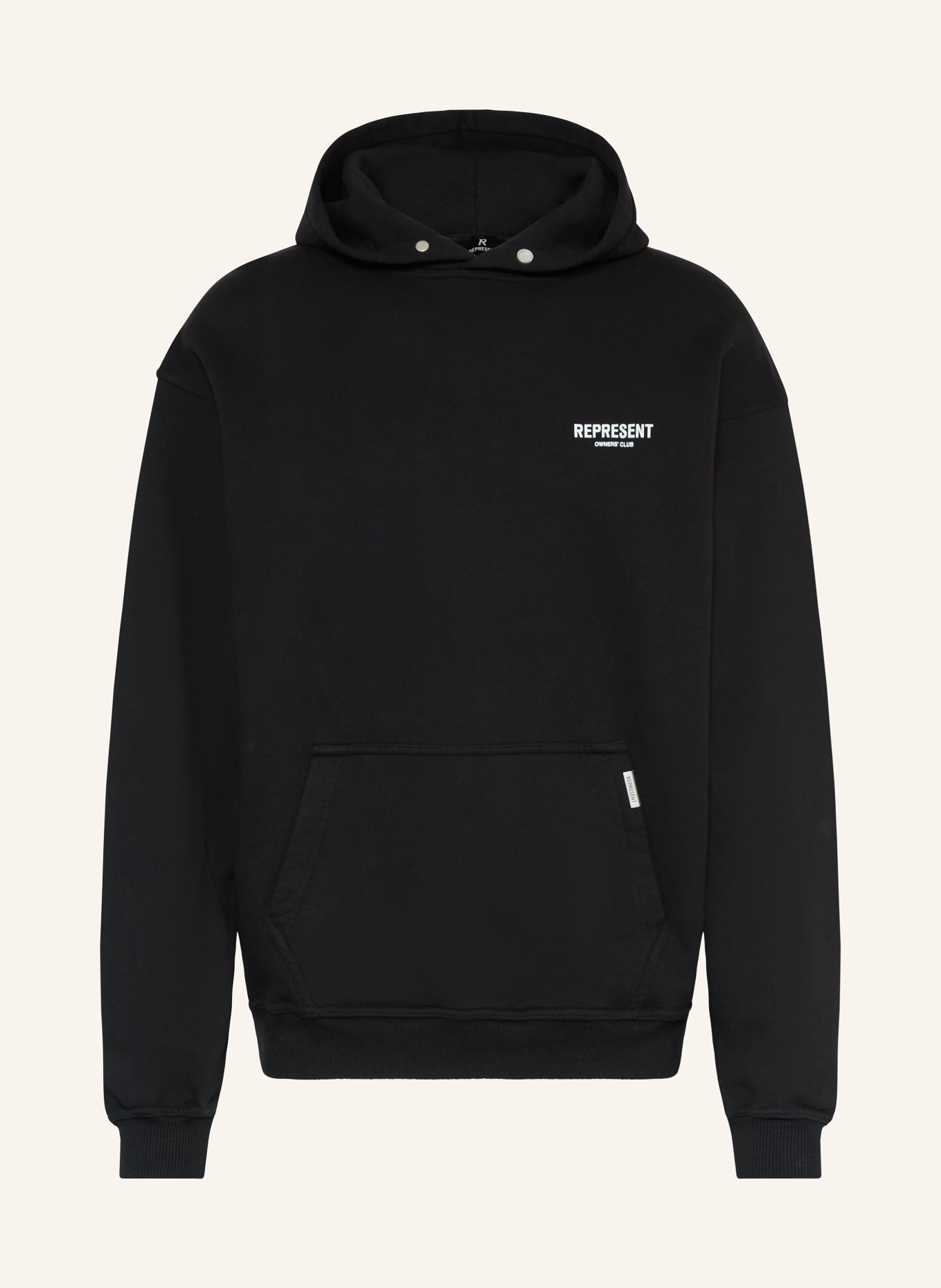 REPRESENT Oversized-Hoodie REPRESENT OWNERS' CLUB: SCHWARZ / WEISS